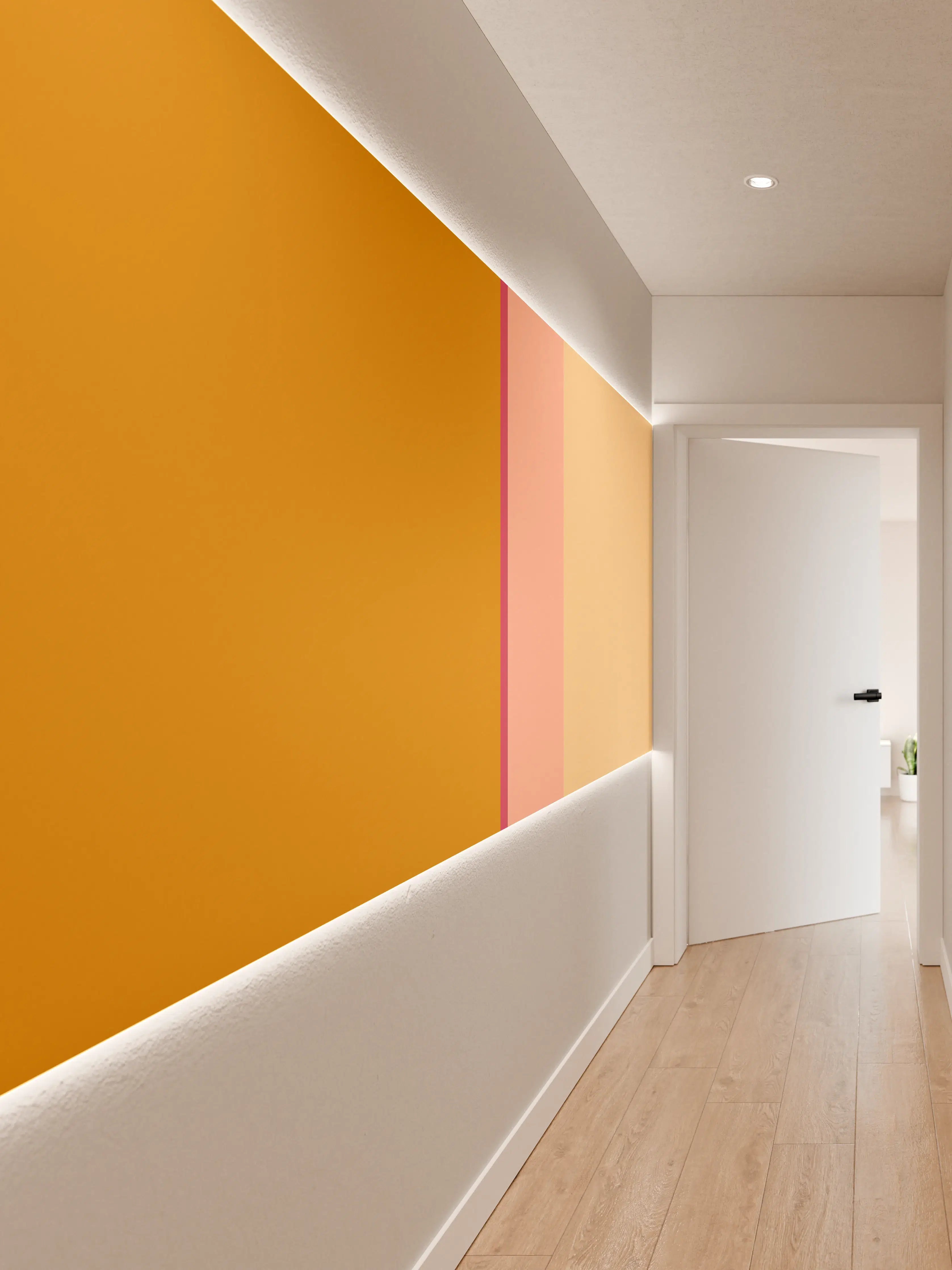 Wandverkleidung Flur - The Oranges - Vertical - Cotton Candy