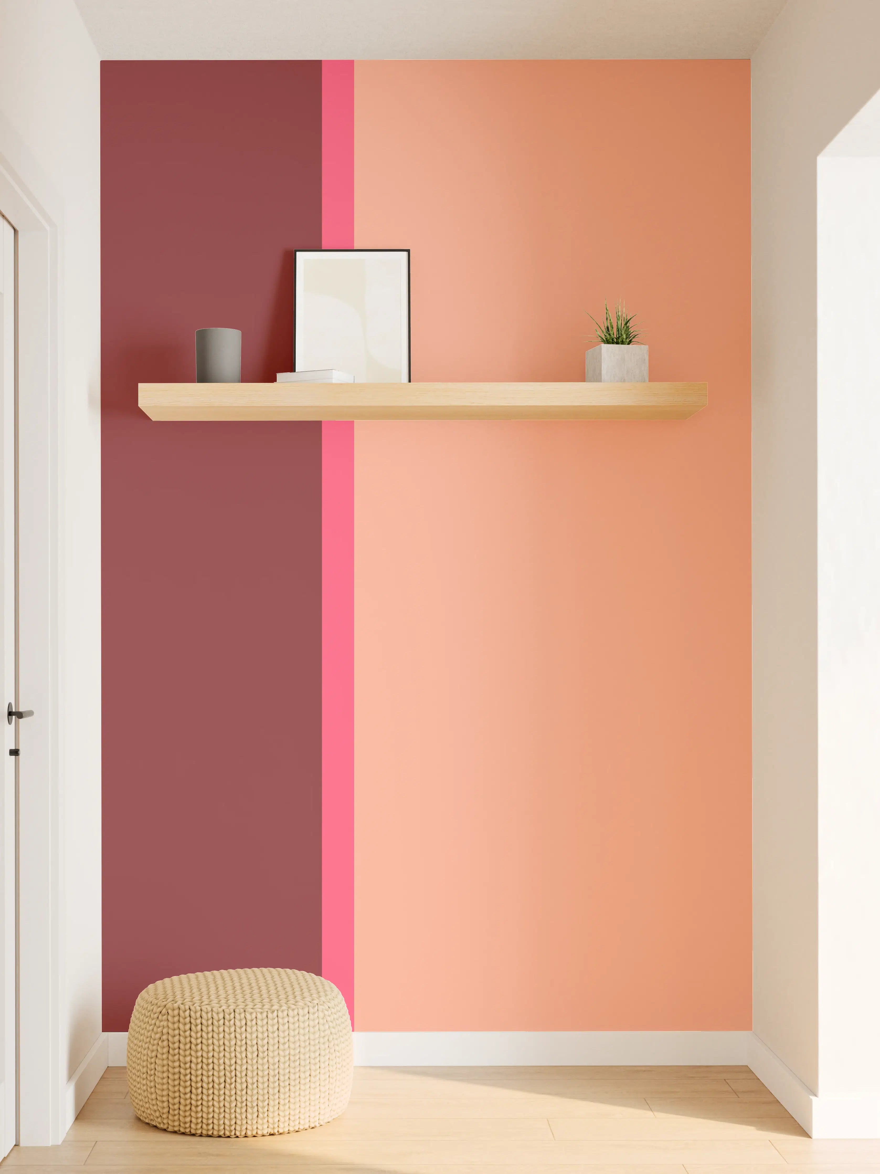 Wandverkleidung Flur - The Reds - Easy Vertikal - Cherry