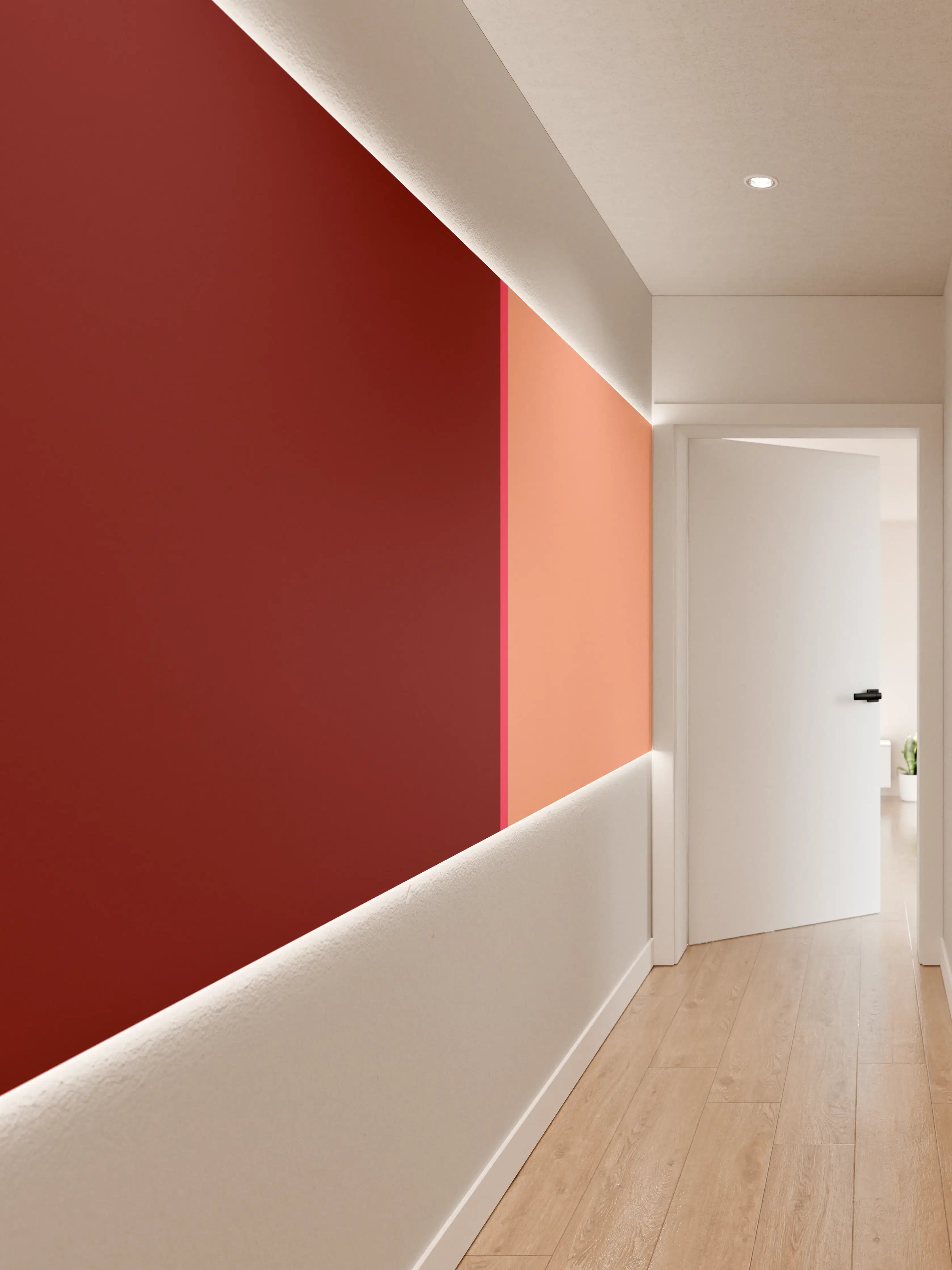 Wandverkleidung Flur - The Reds - Easy Vertikal - Cherry