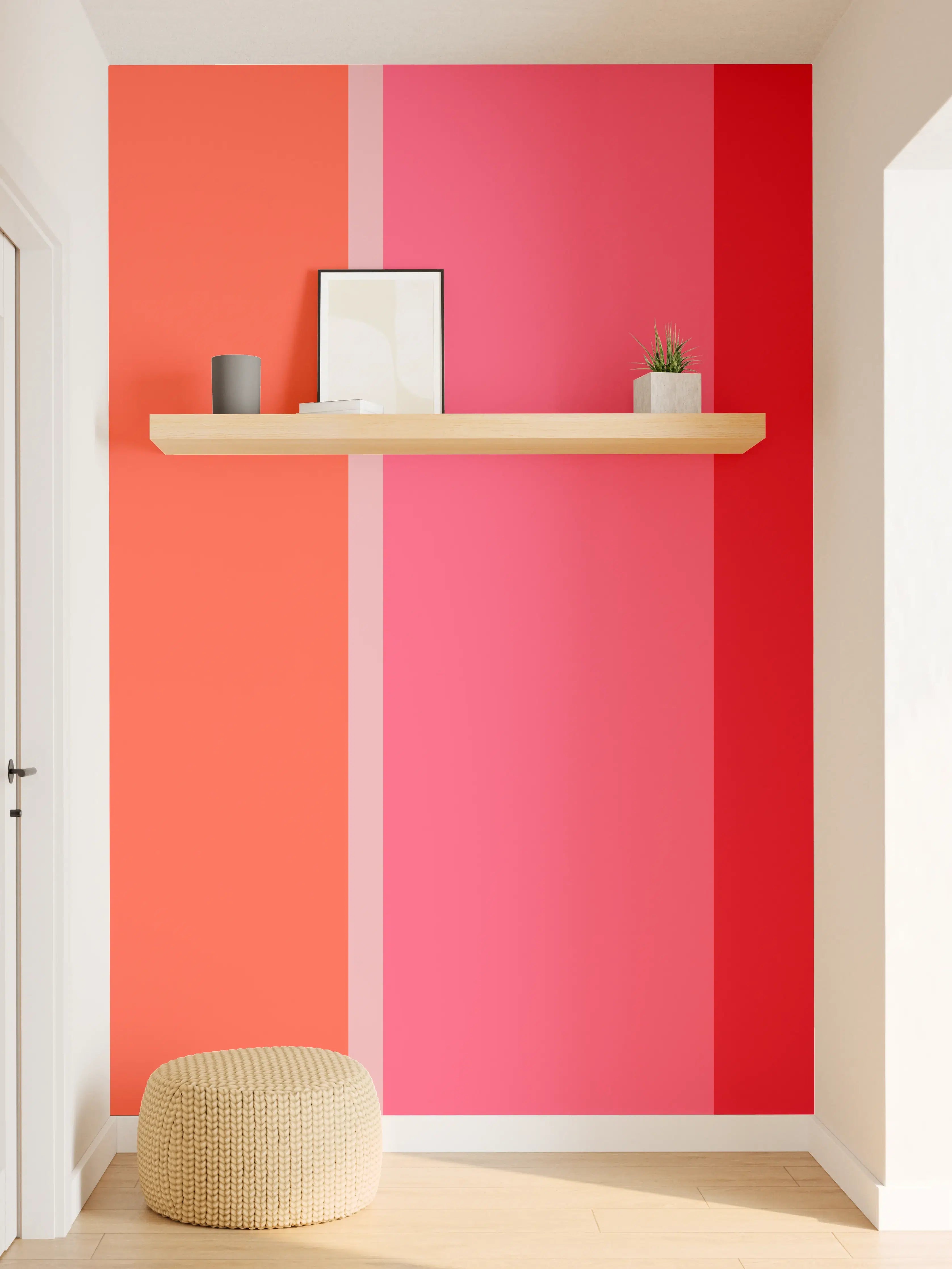 Wandverkleidung Flur - The Reds - Vertical - Strawberry