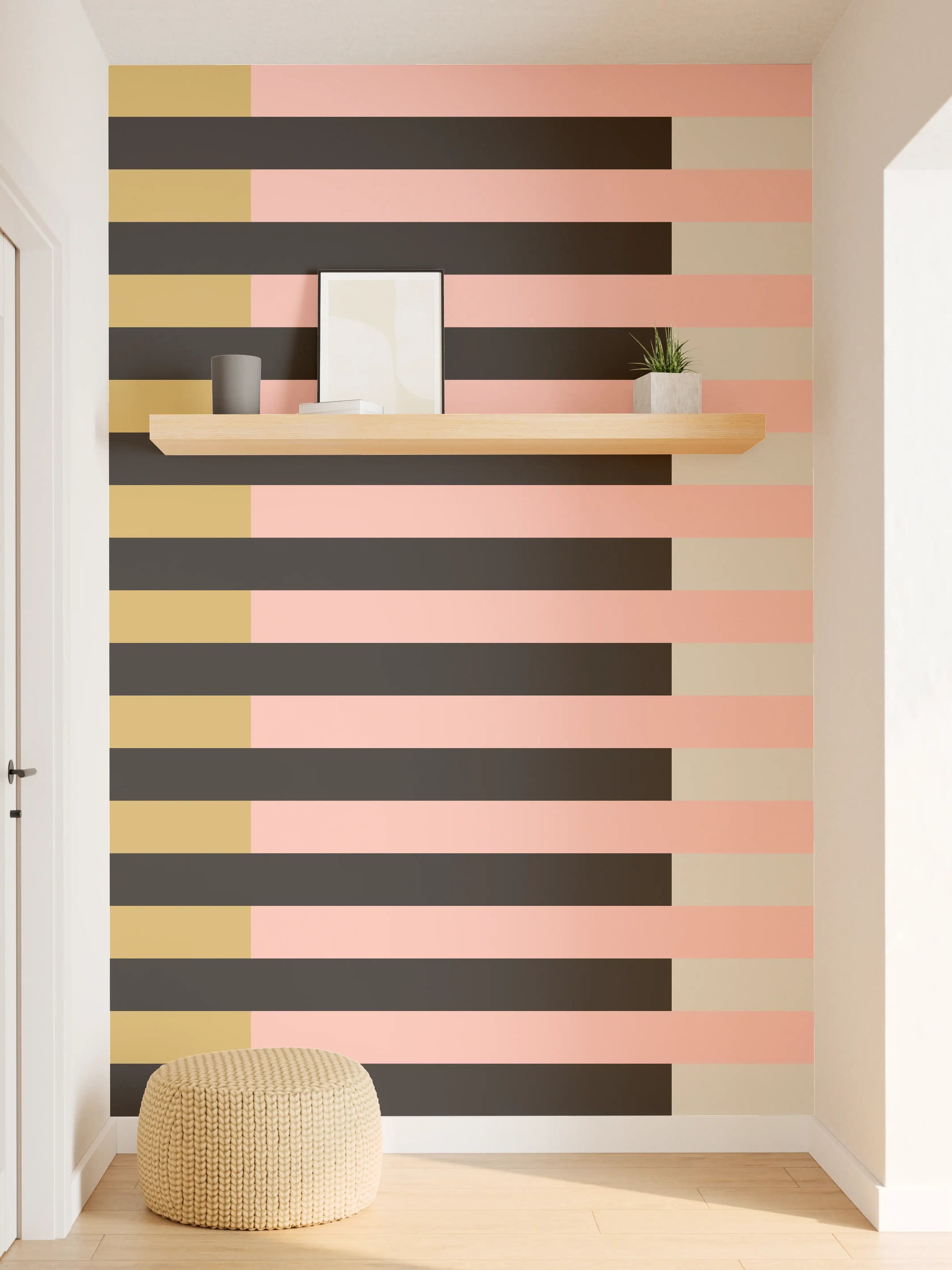 Wandverkleidung Flur - The Retros - Multy Stripes - Daenerys