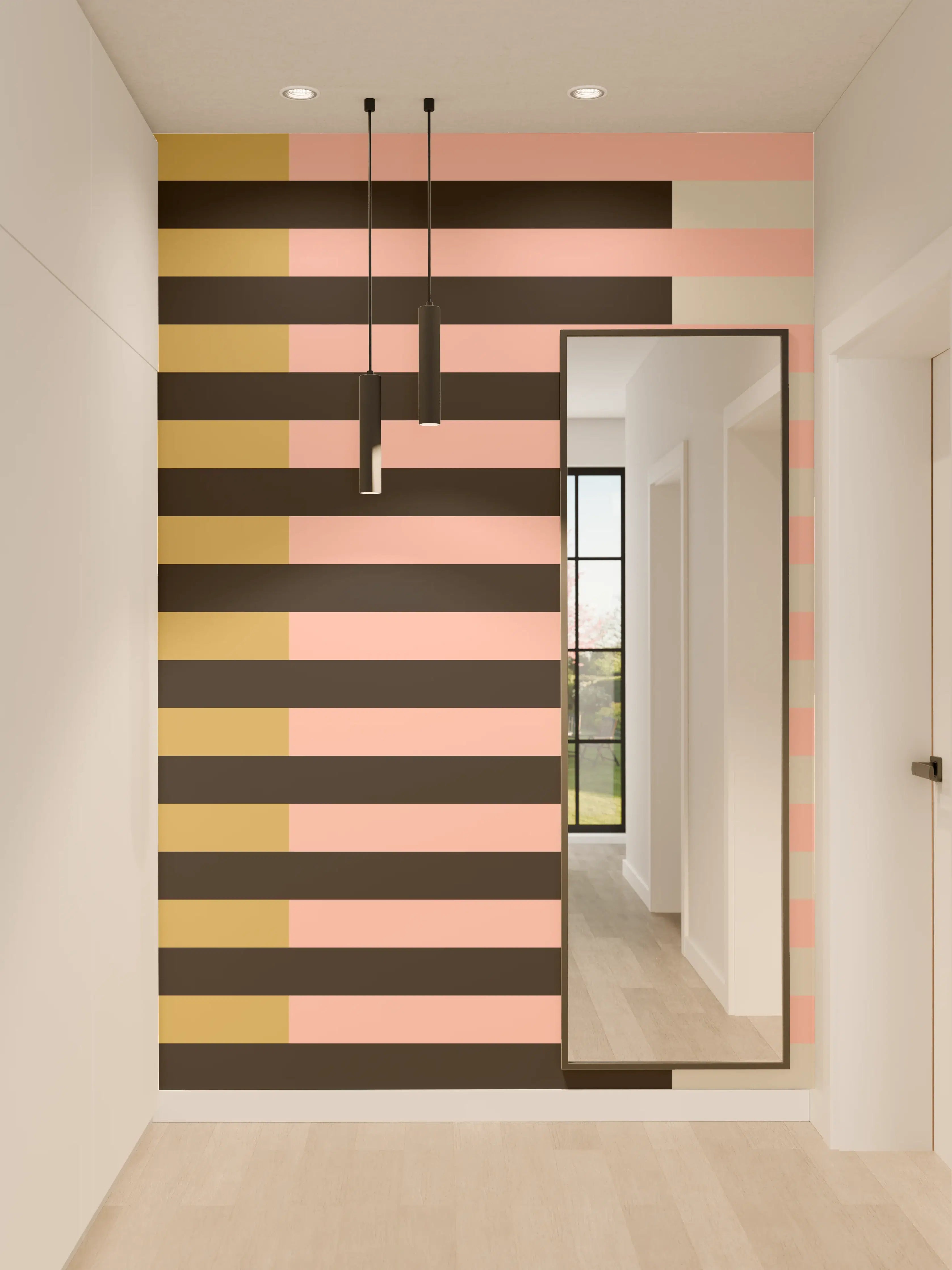 Wandverkleidung Flur - The Retros - Multy Stripes - Daenerys
