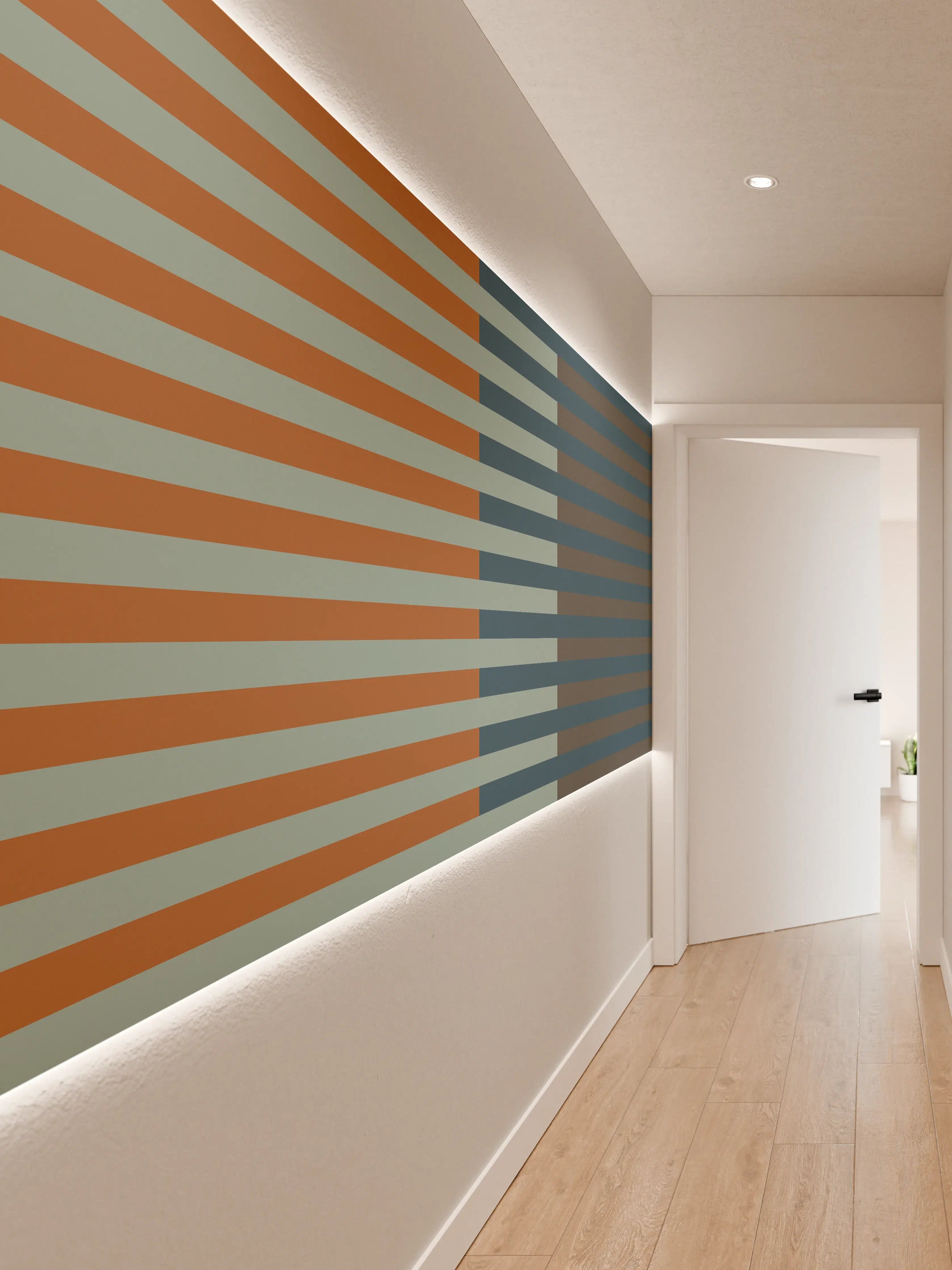 Wandverkleidung Flur - The Retros - Multy Stripes - Jon