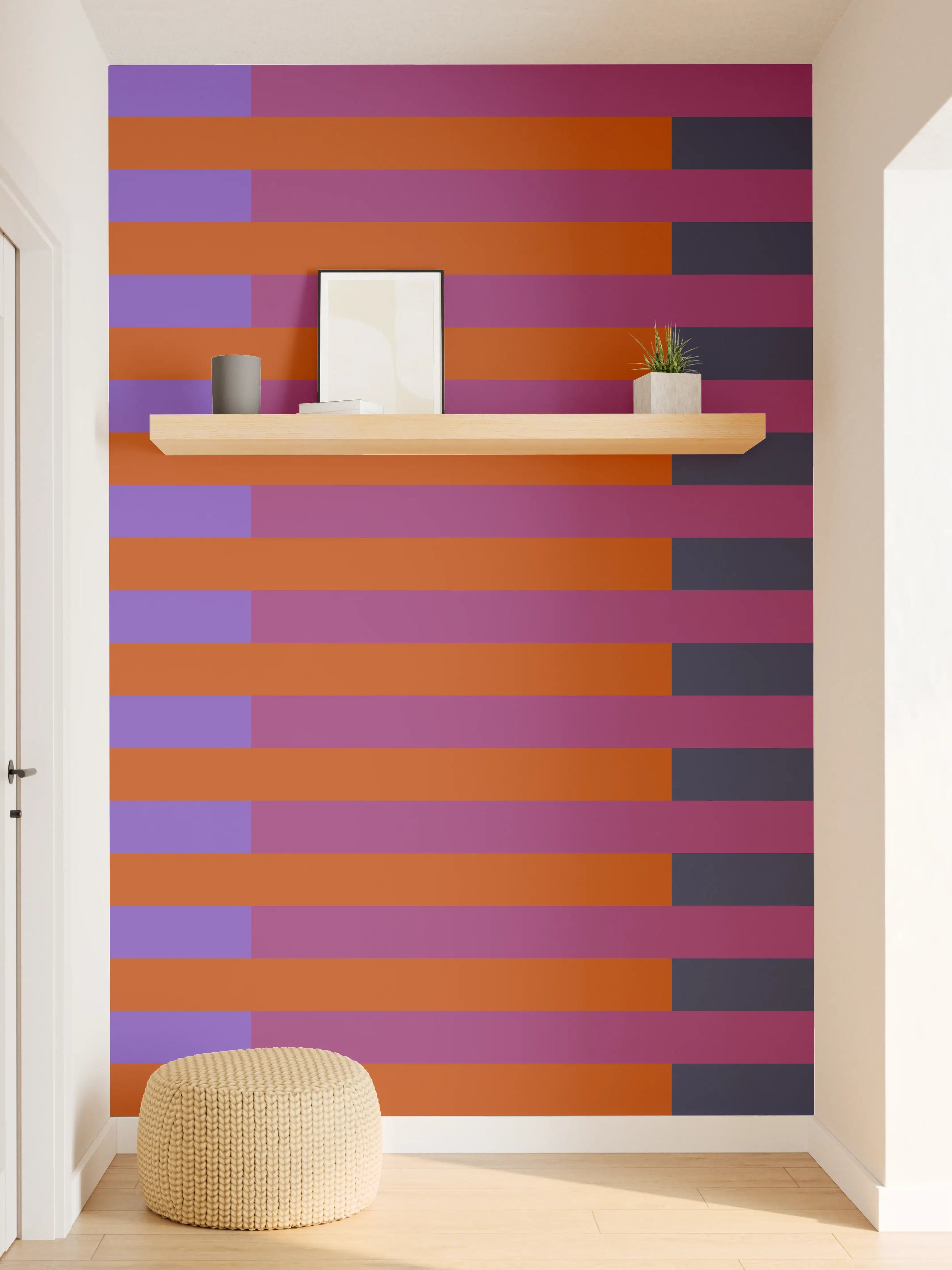 Wandverkleidung Flur - The Retros - Multy Stripes - Sansa