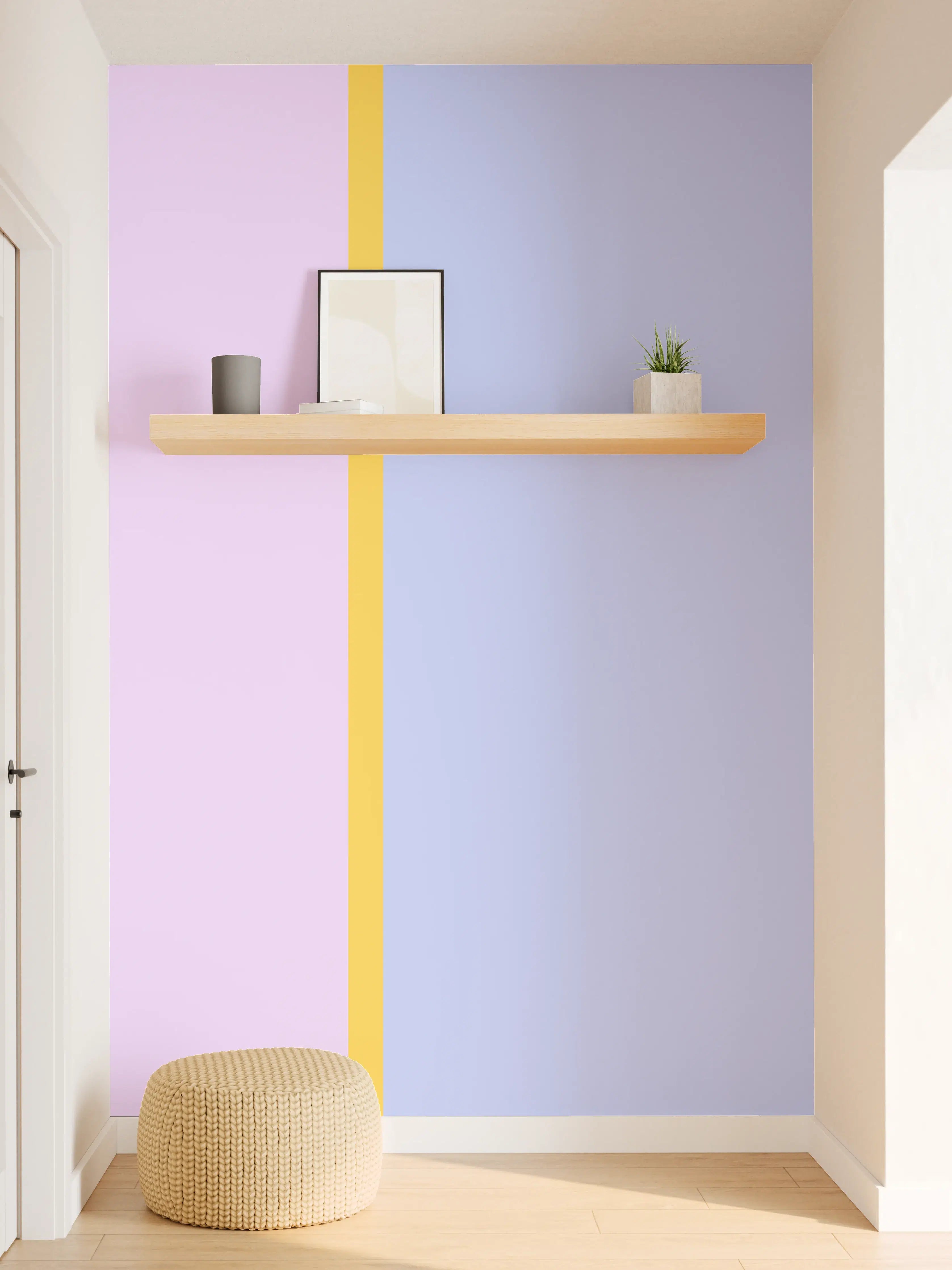 Wandverkleidung Flur - The Springs - Easy Vertikal - Lilac