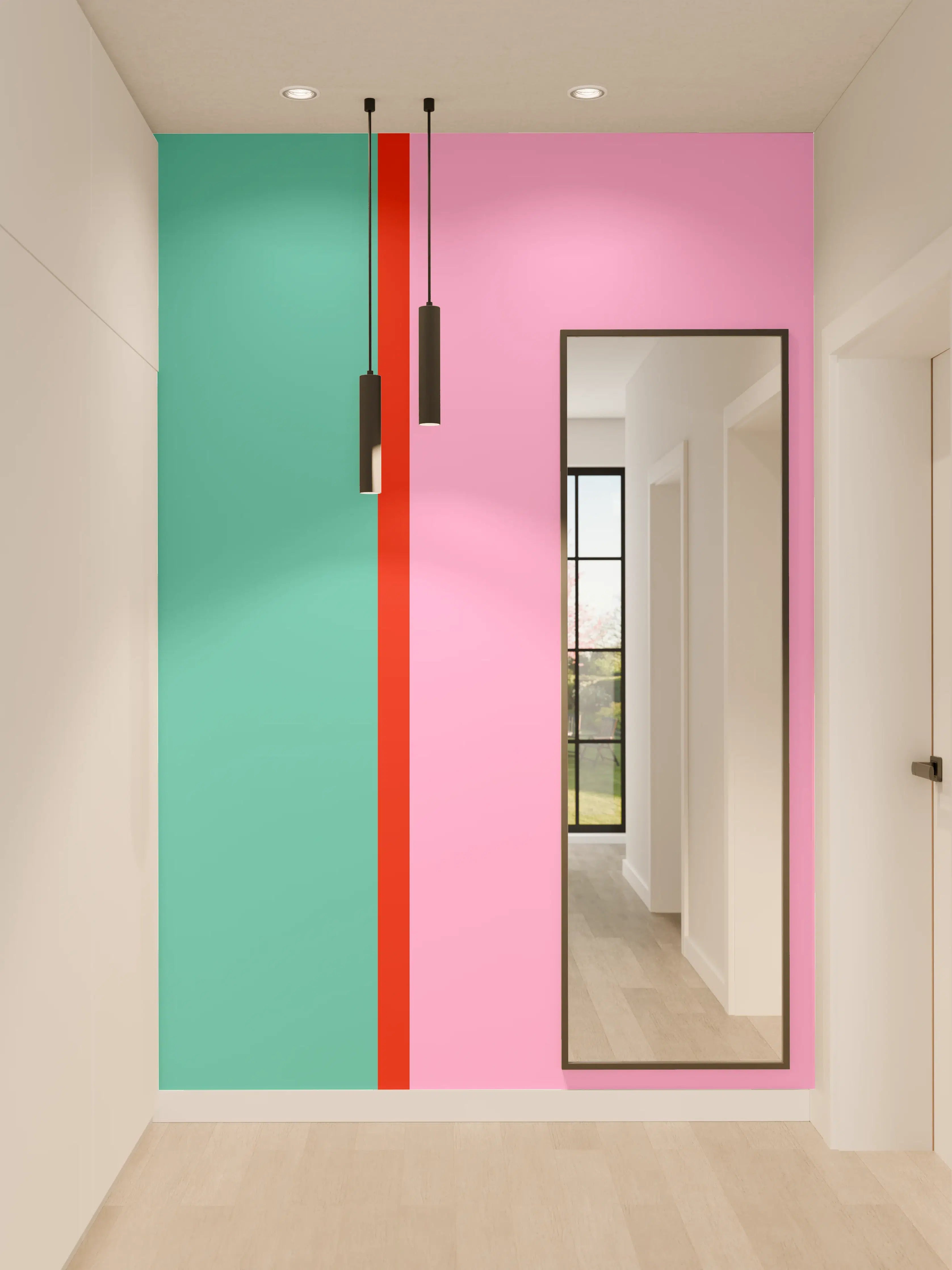 Wandverkleidung Flur - The Springs - Easy Vertikal - Peony