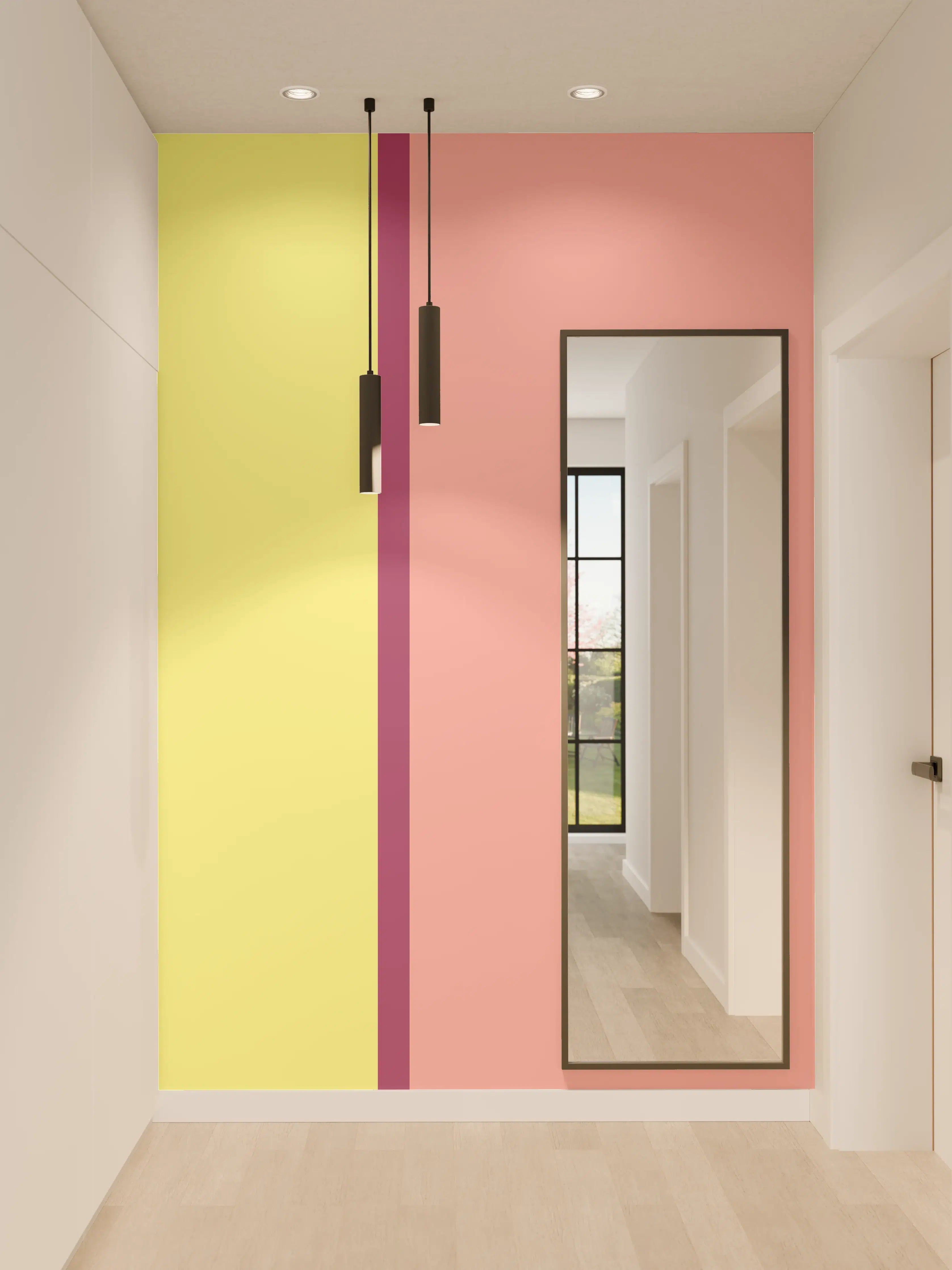 Wandverkleidung Flur - The Springs - Easy Vertikal - Tulip