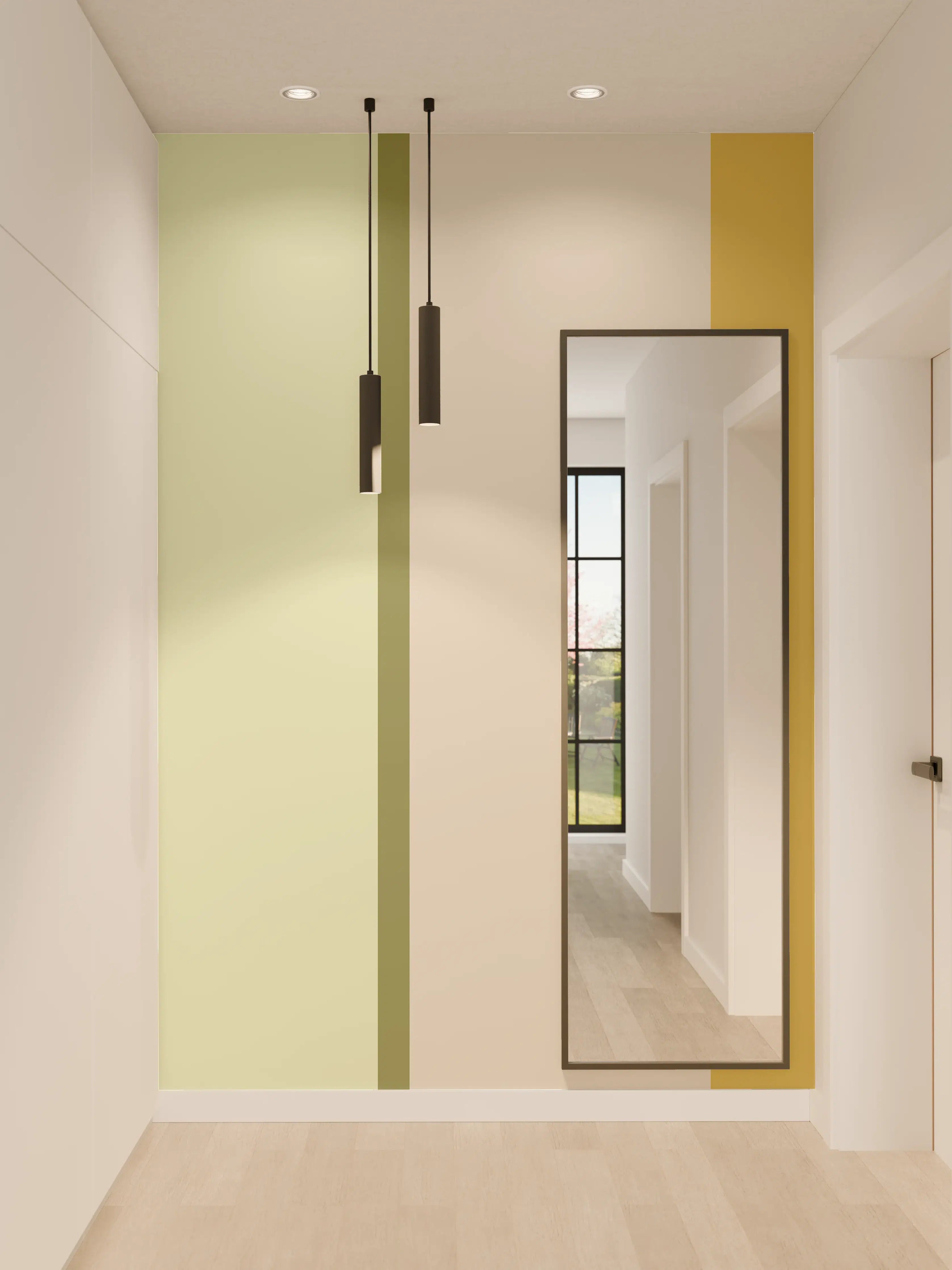 Wandverkleidung Flur - The Springs - Vertikal - Birch