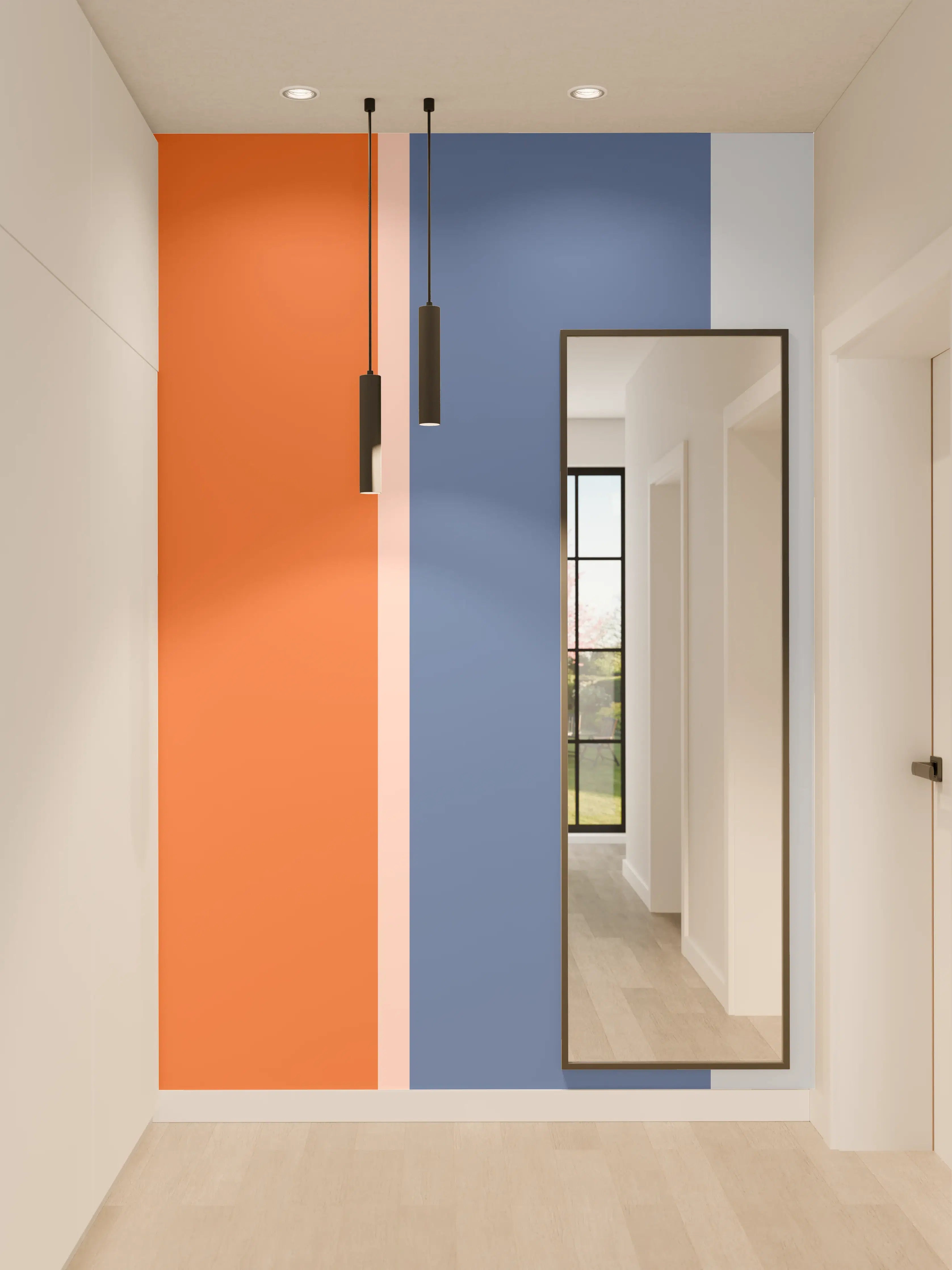 Wandverkleidung Flur - The Springs - Vertikal - Crocus