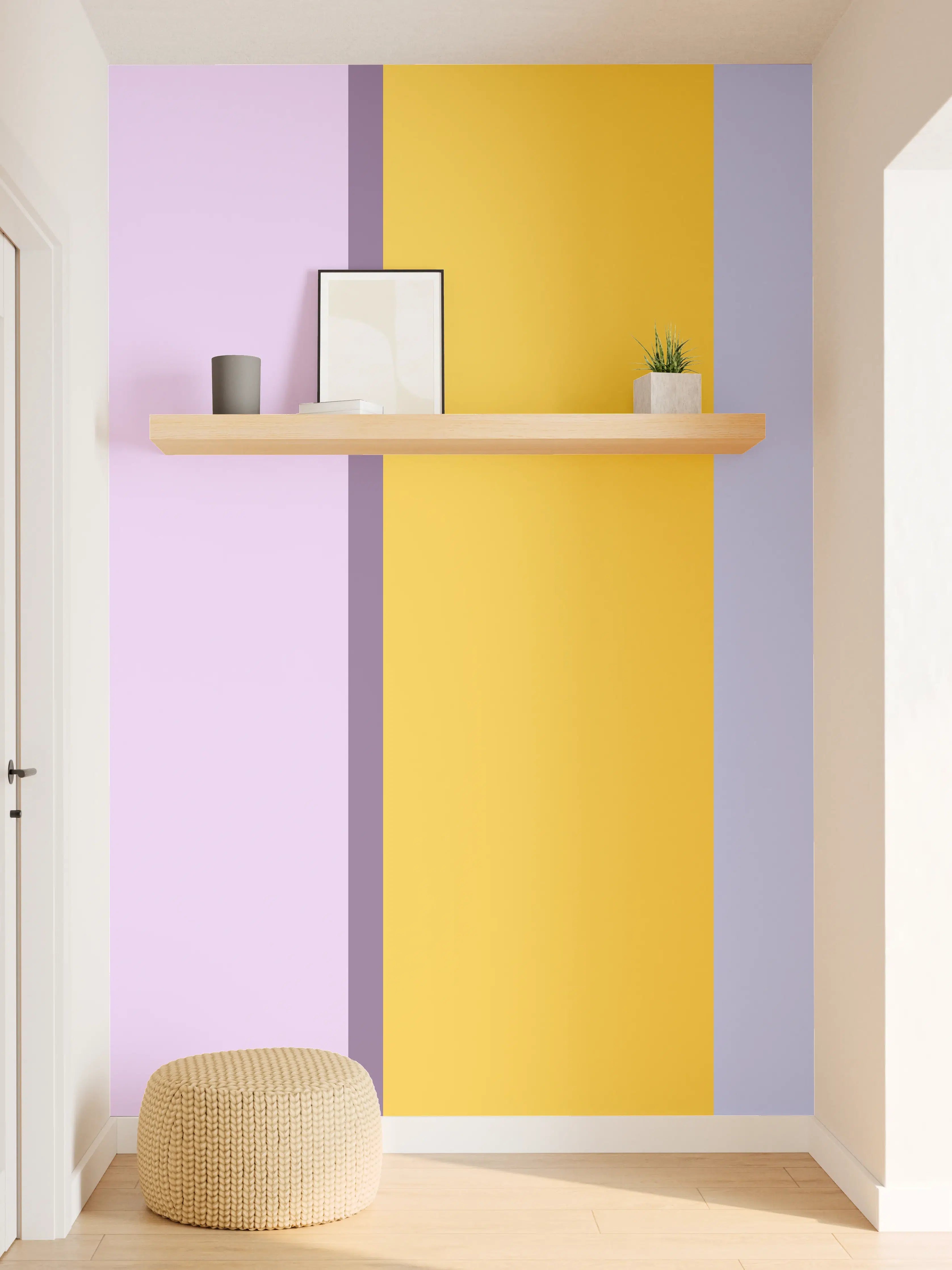 Wandverkleidung Flur - The Springs - Vertikal - Lilac