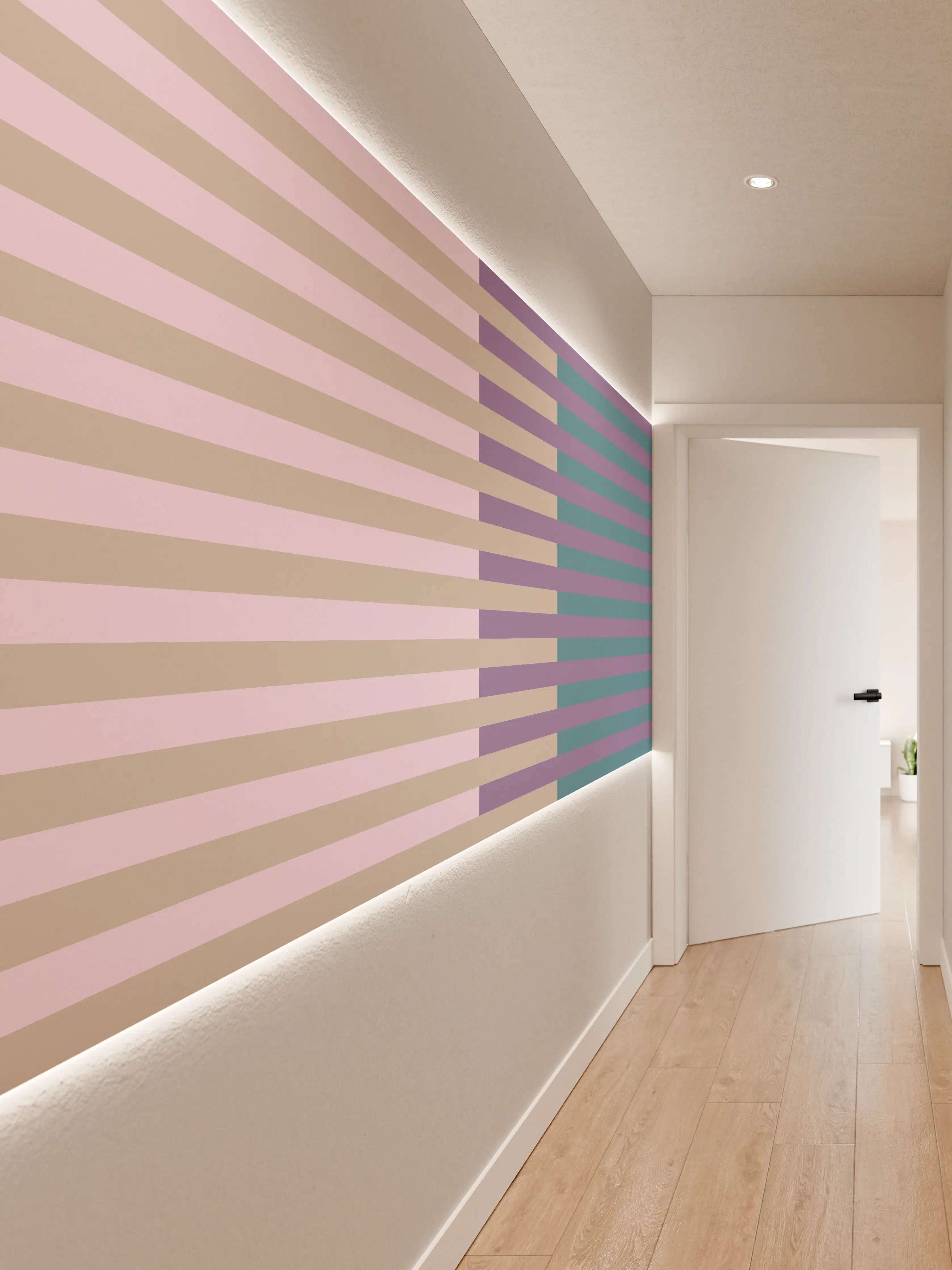 Wandverkleidung Flur - The Vintages - Multy Stripes - Daphne