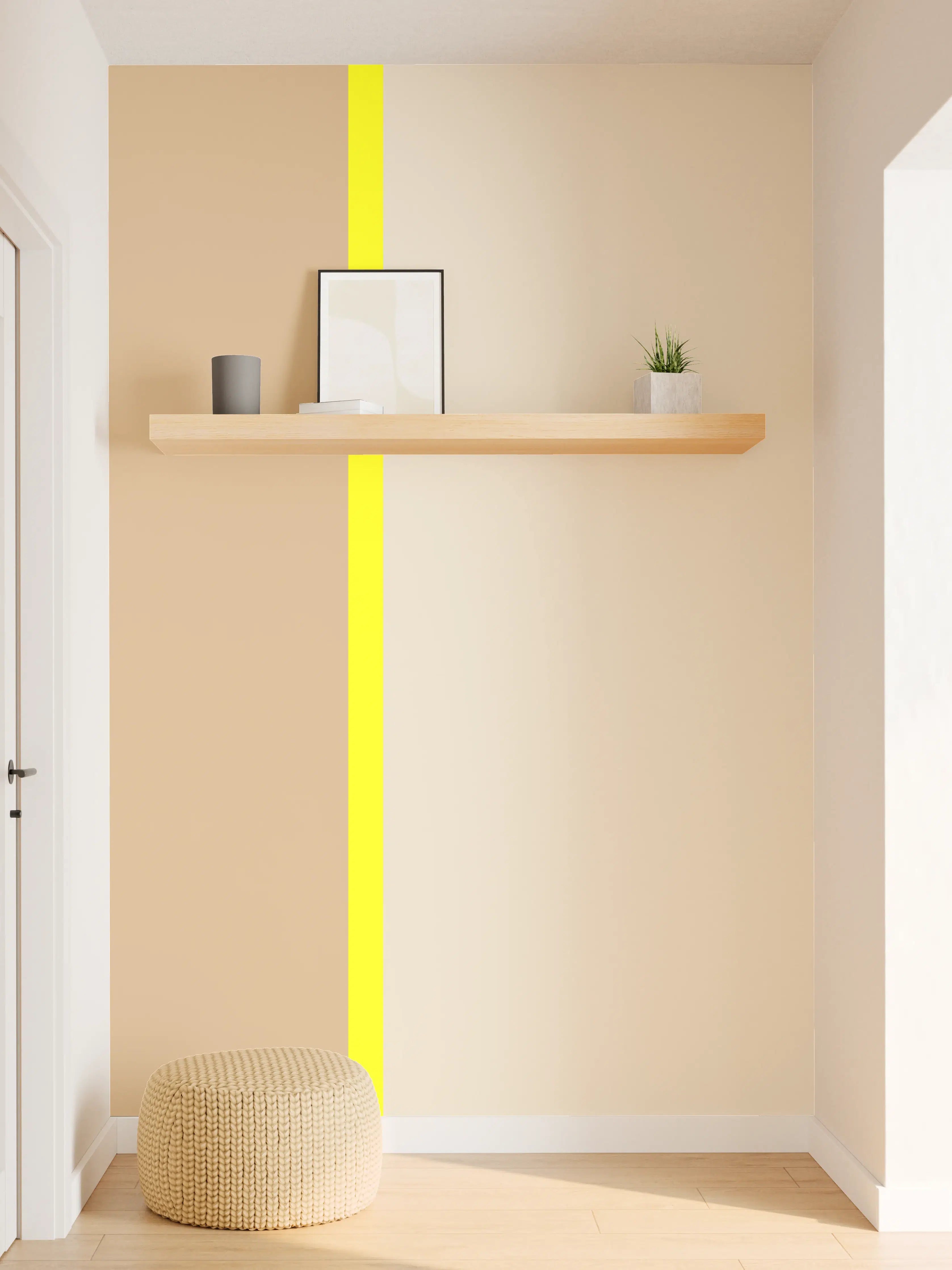 Wandverkleidung Flur - The Yellows - Easy Vertical - Buttercup