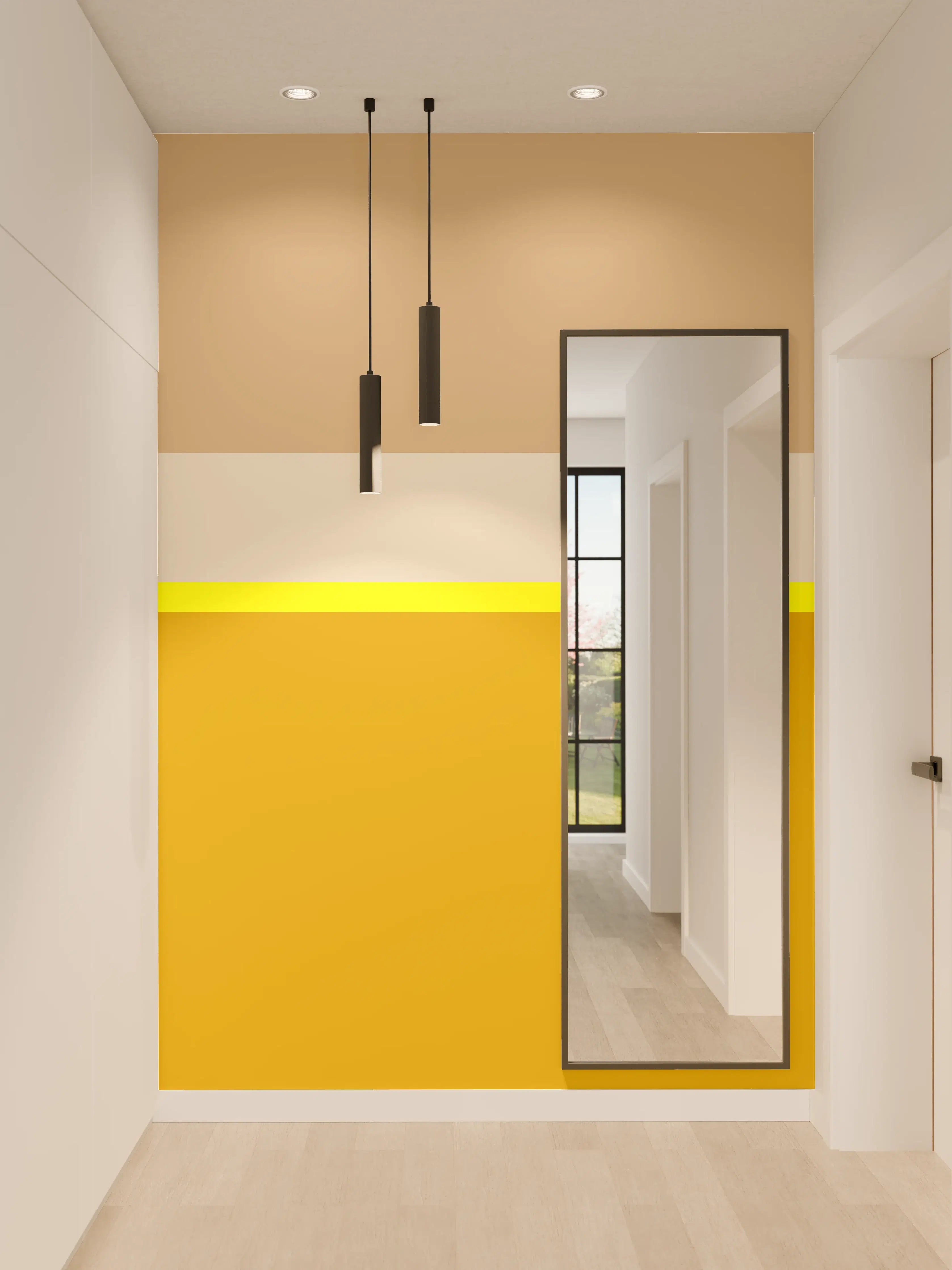 Wandverkleidung Flur - The Yellows - Horizontal - Buttercup