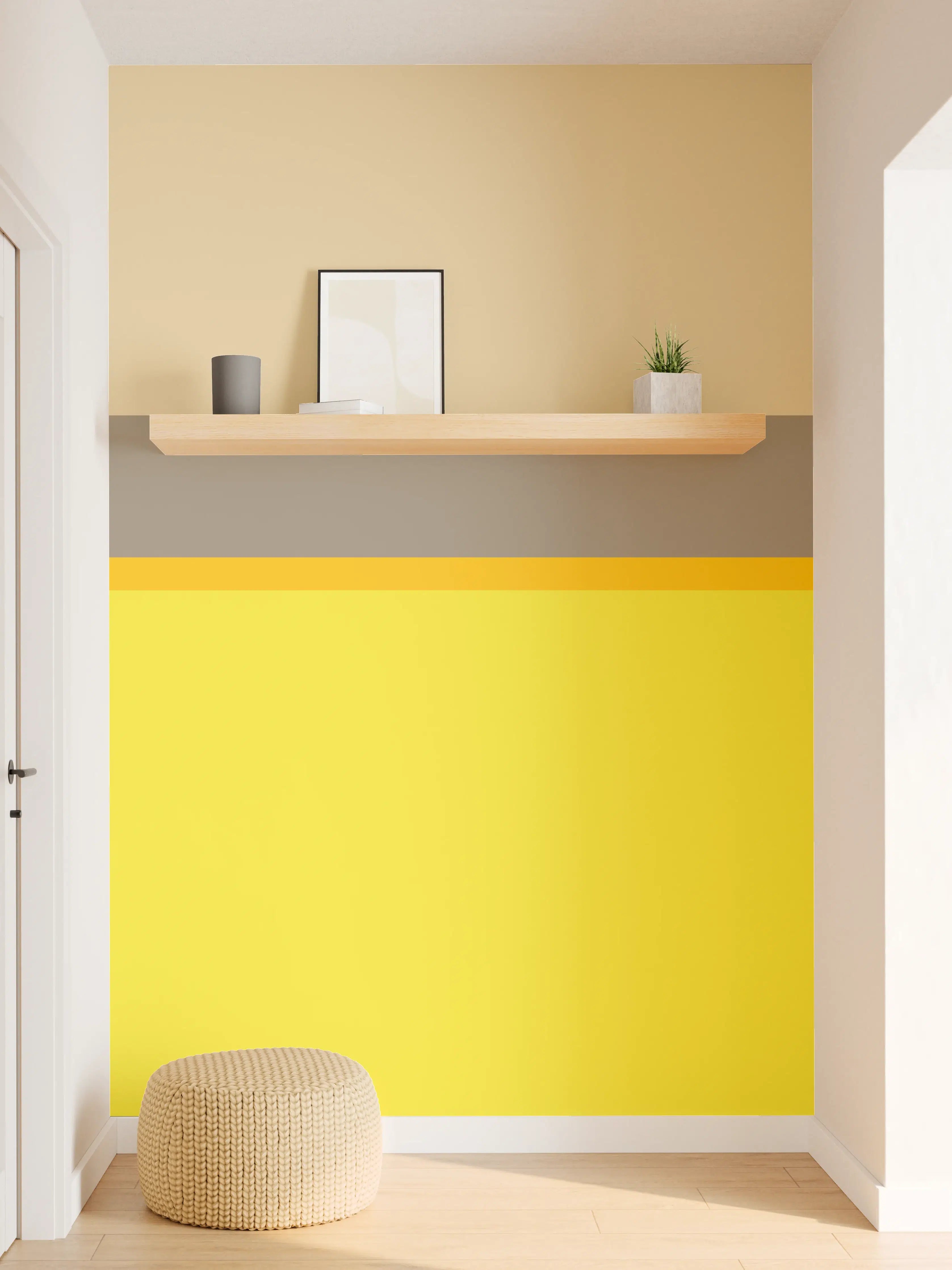 Wandverkleidung Flur - The Yellows - Horizontal - Honey