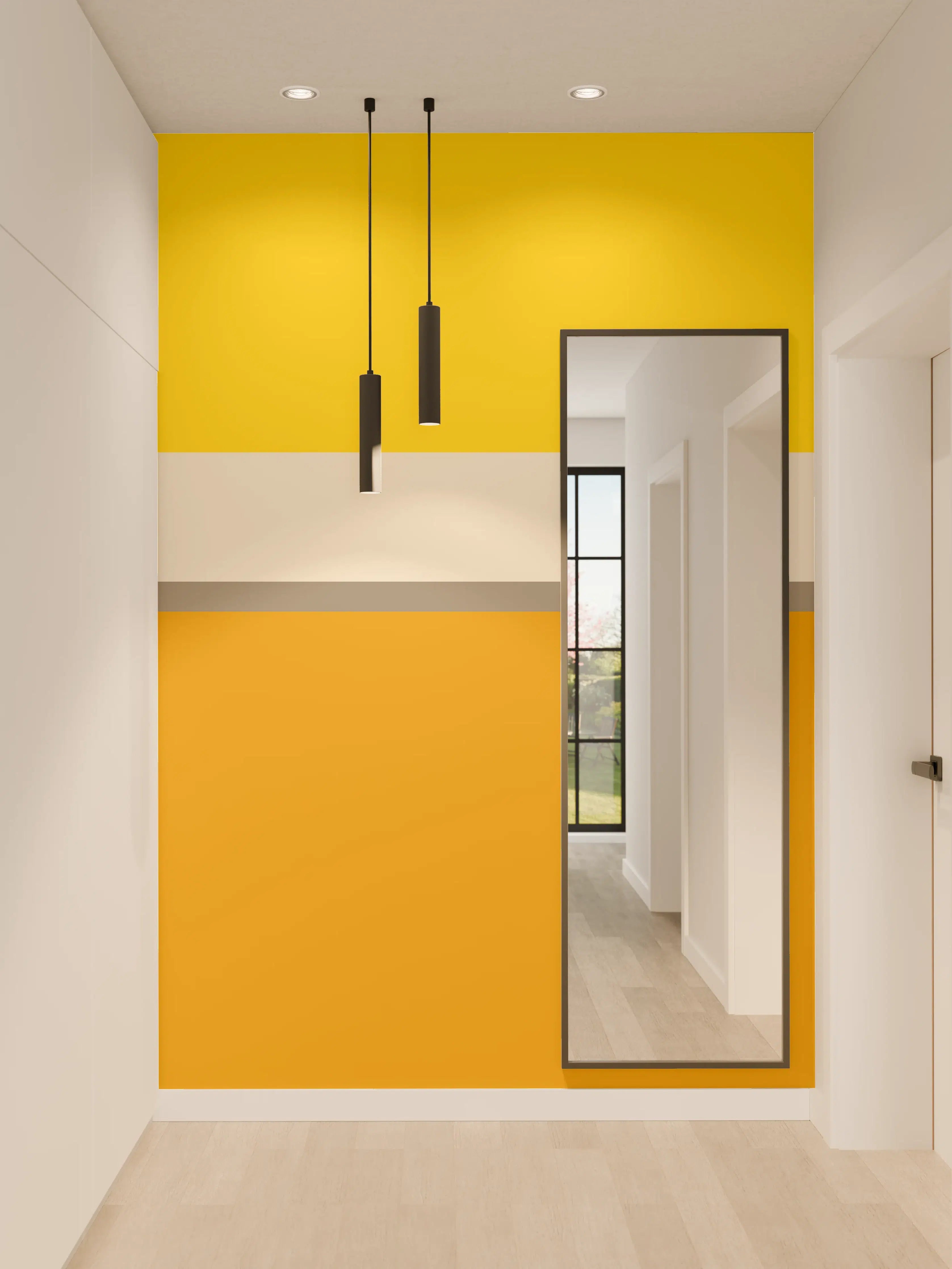 Wandverkleidung Flur - The Yellows - Horizontal - Saffron