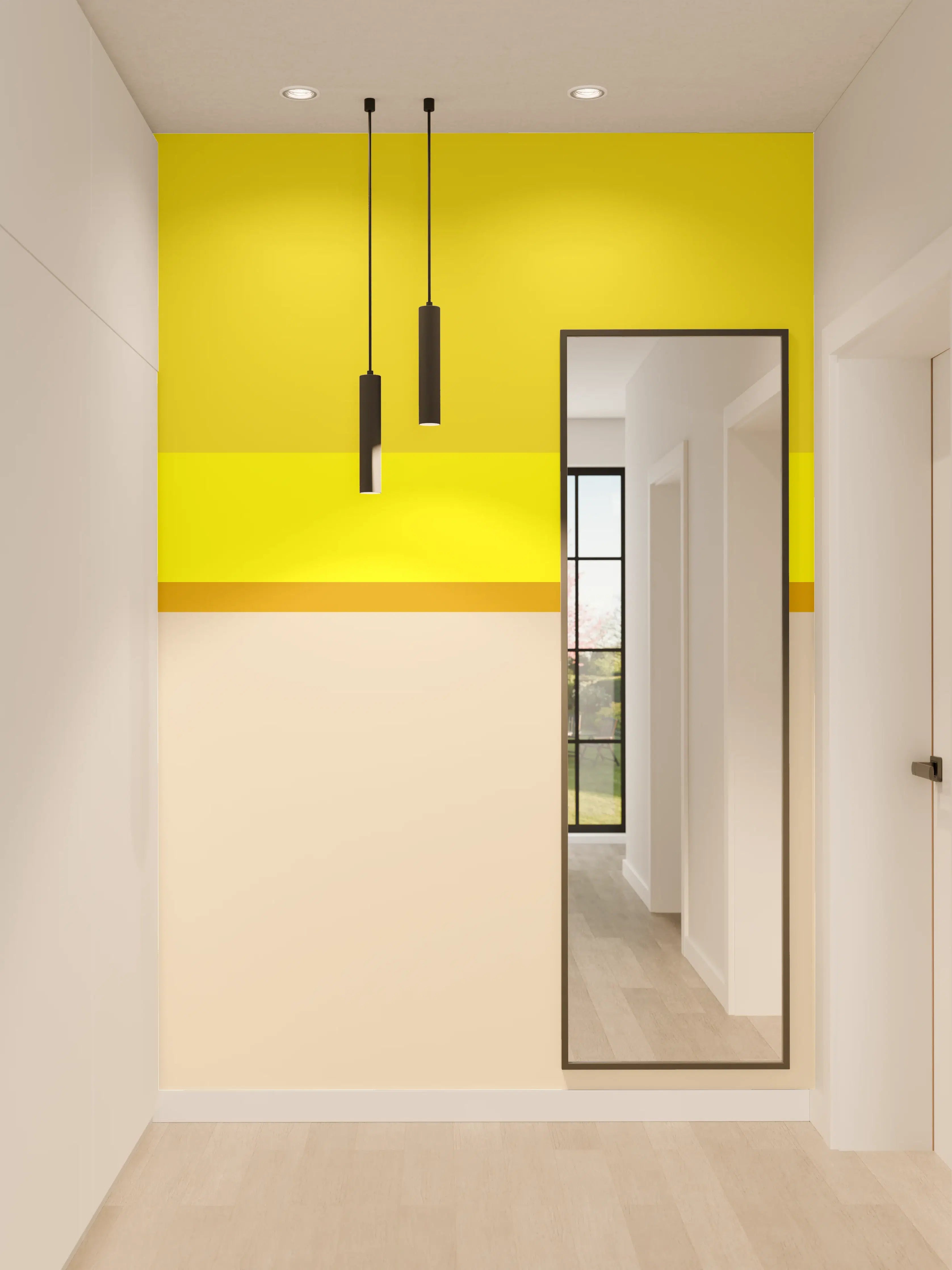 Wandverkleidung Flur - The Yellows - Horizontal - Vanilla