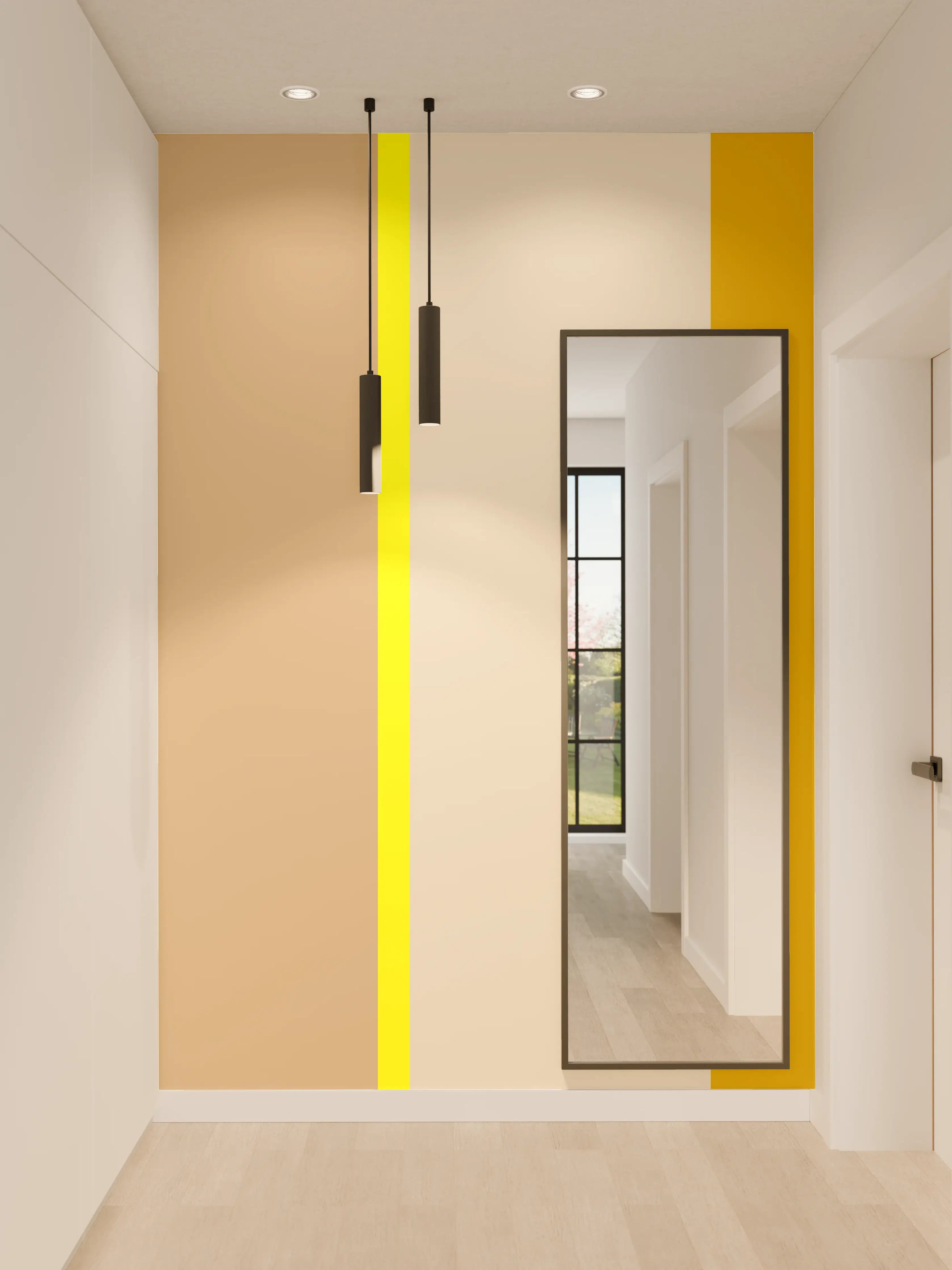 Wandverkleidung Flur - The Yellows - Vertical - Buttercup