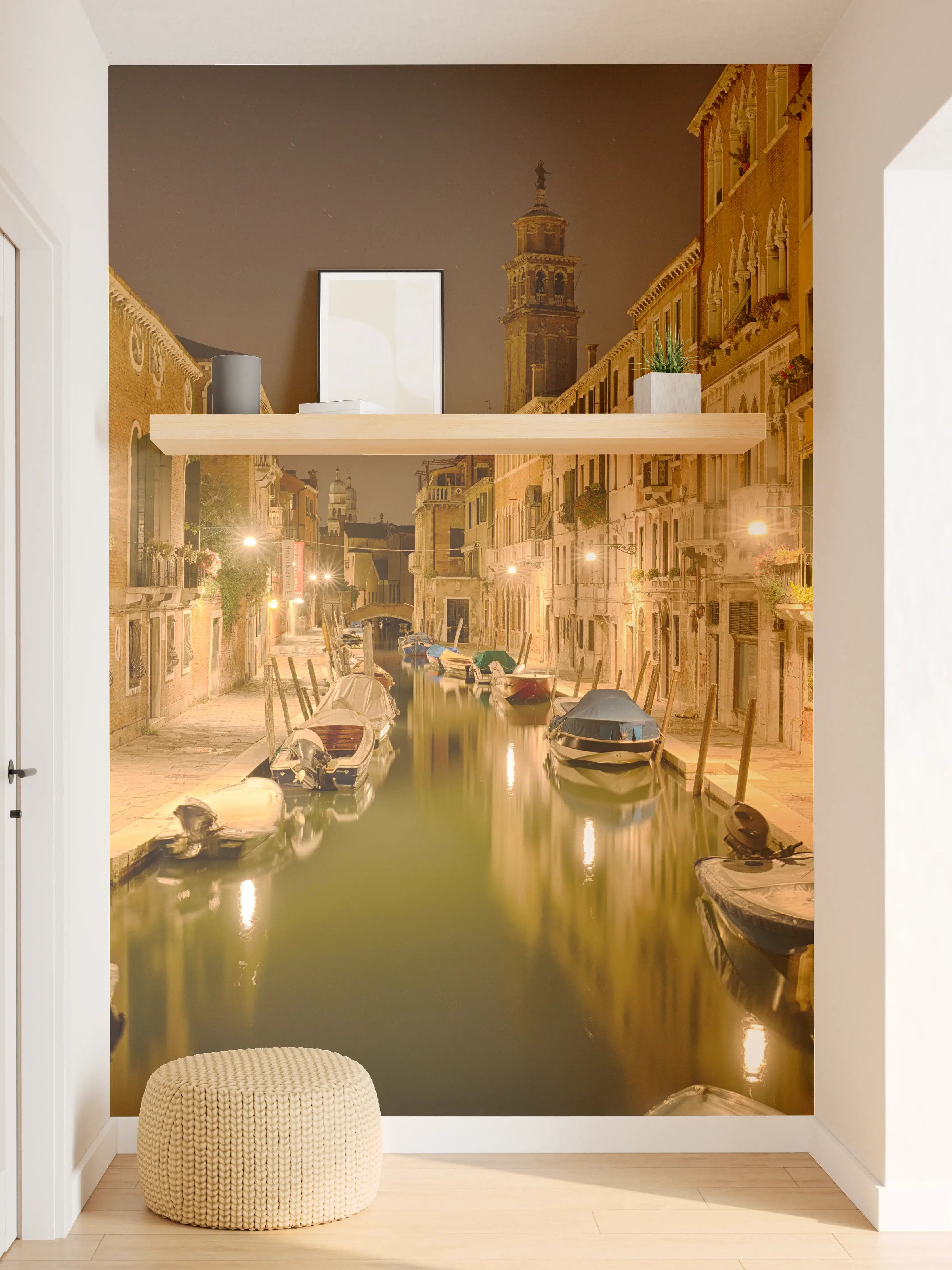 Wandverkleidung Flur - Venedig - Venezia in Nacht 1