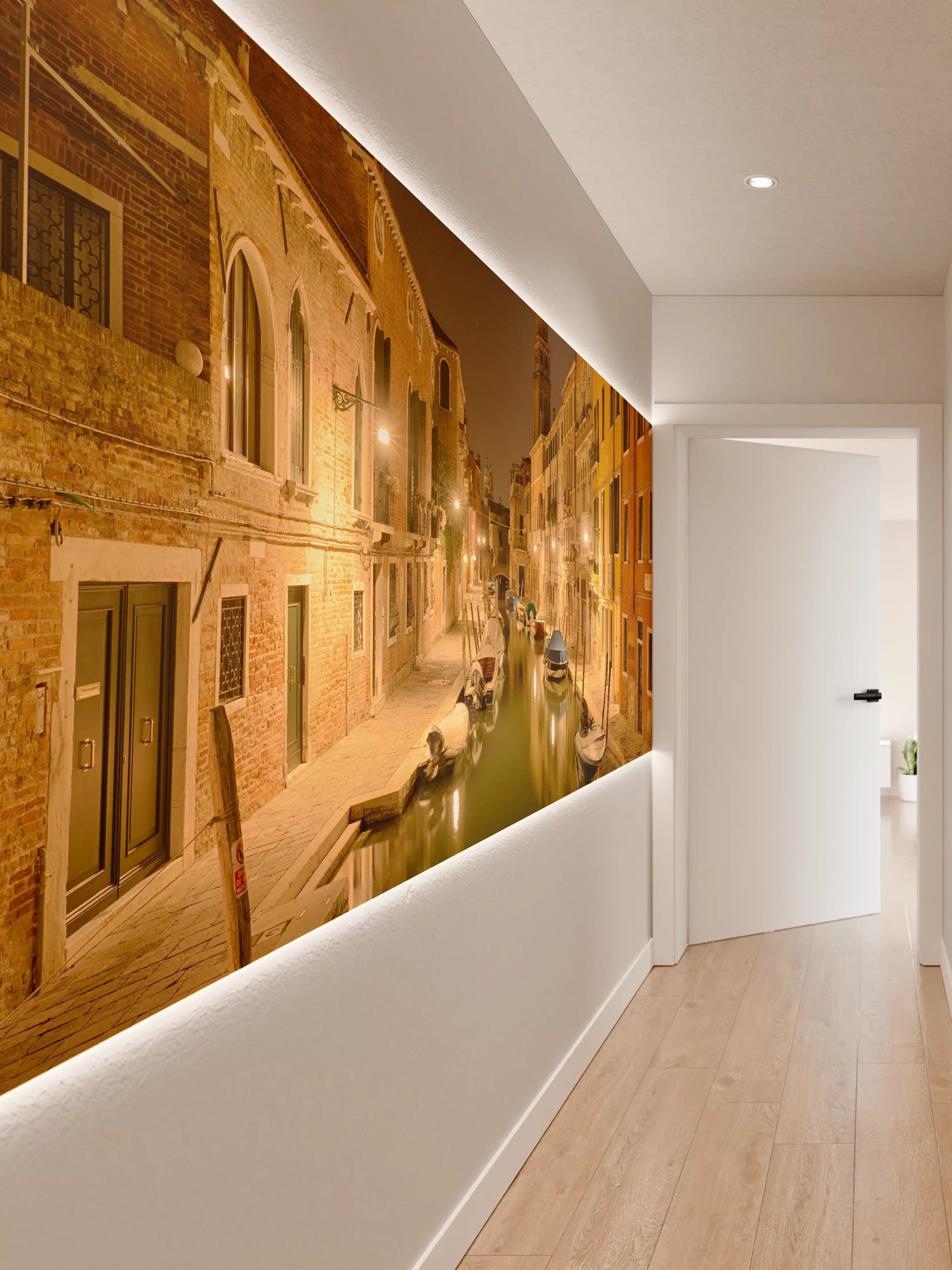 Wandverkleidung Flur - Venedig - Venezia in Nacht 1