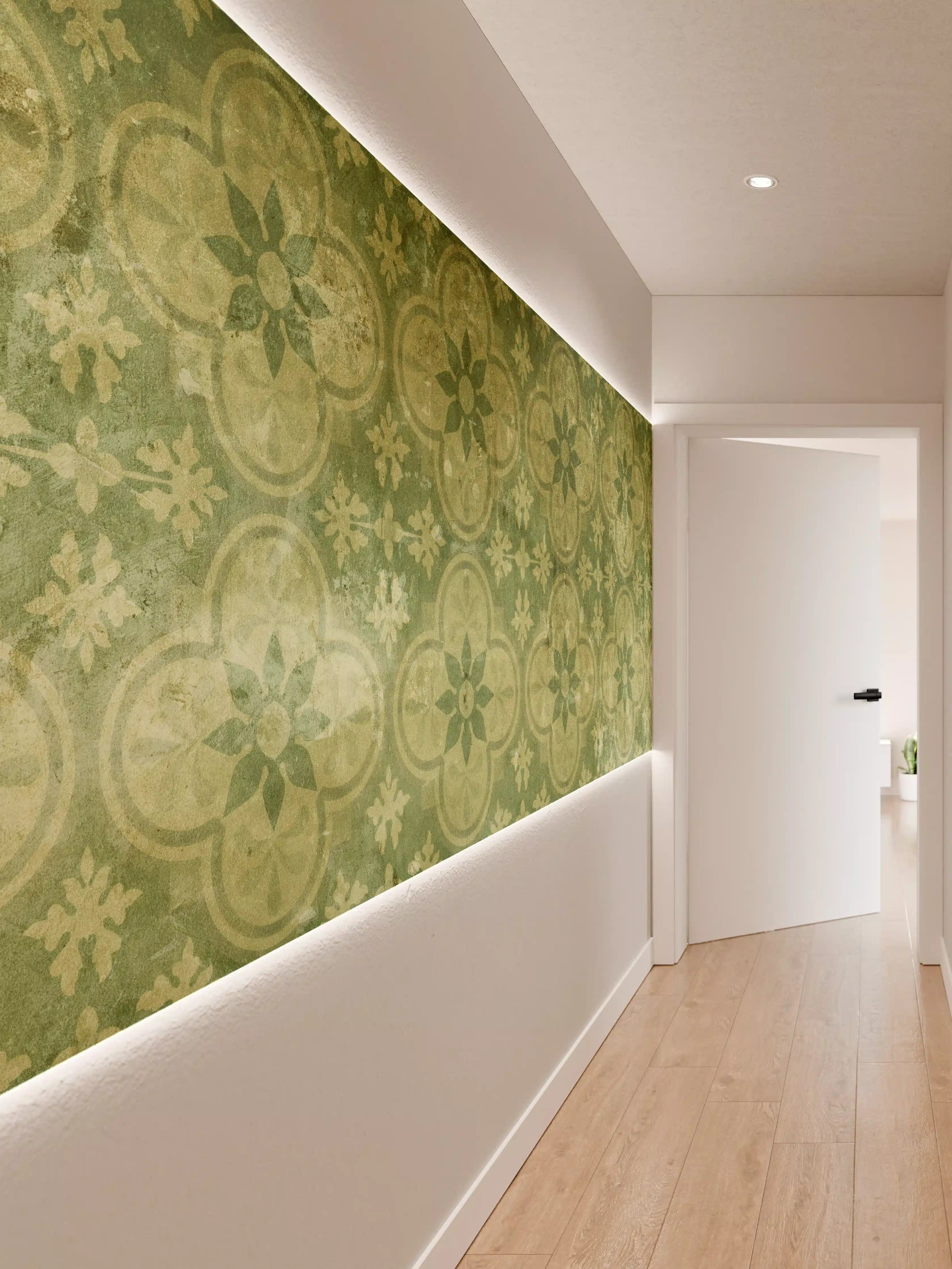 Wandverkleidung Flur - Vintage Retro Mosaikfliesen