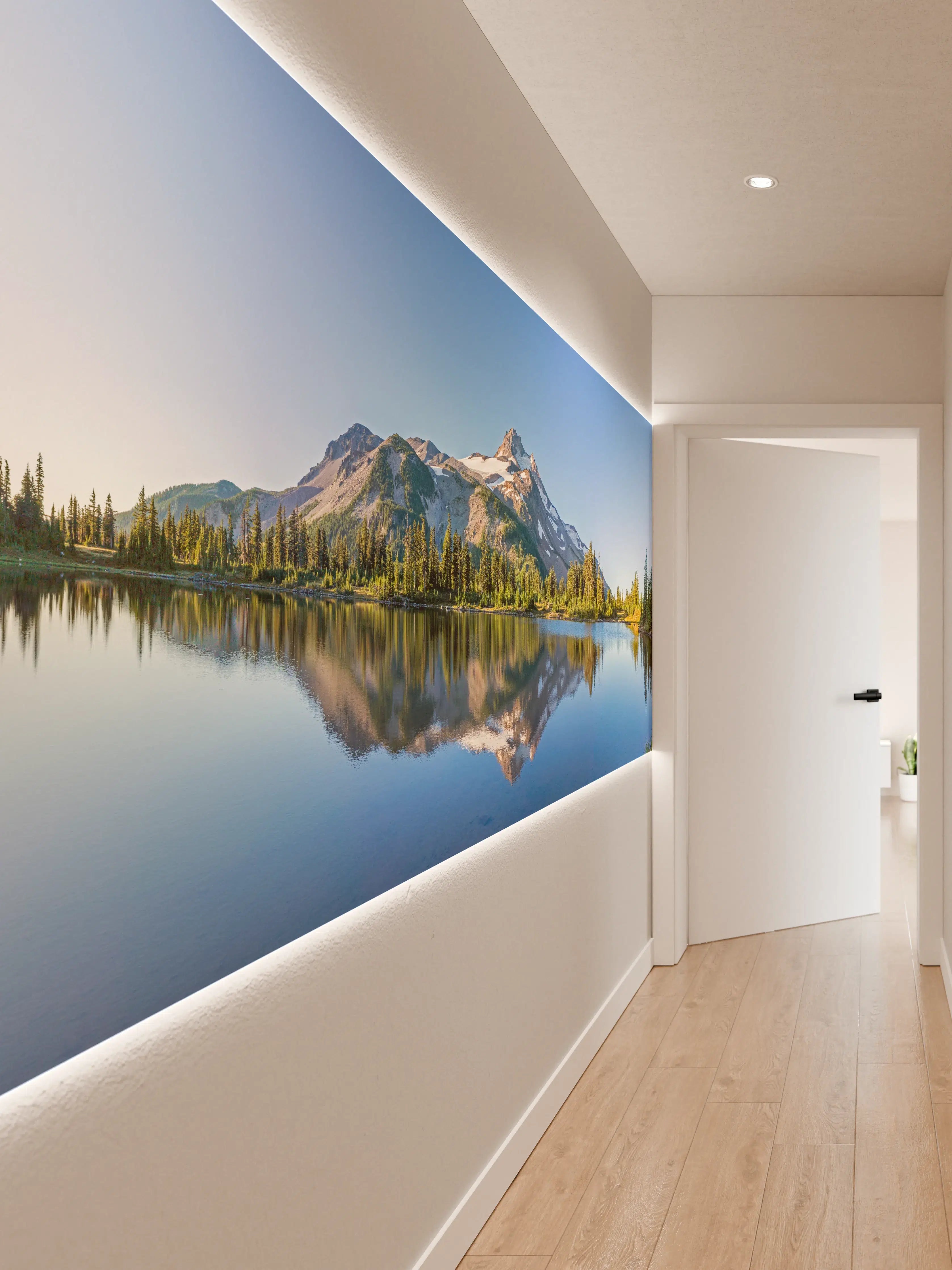 Wandverkleidung Flur - Vulkanischer Berg Jefferson Park USA