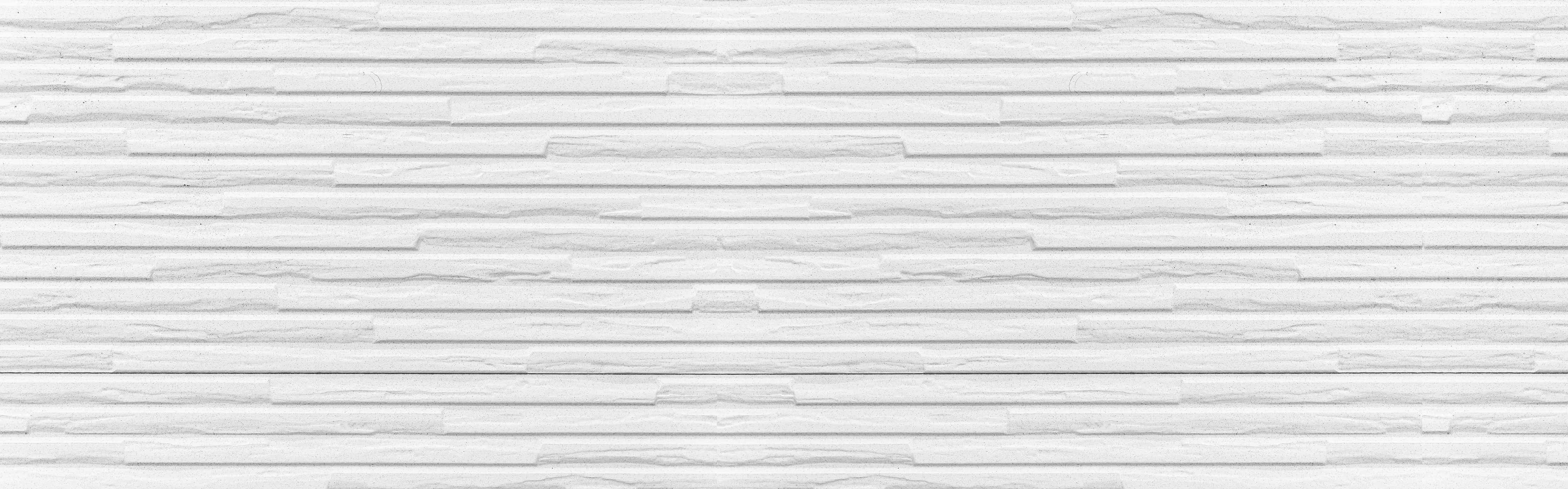 Wandverkleidung Flur-Weiß modernes Steinwand Muster