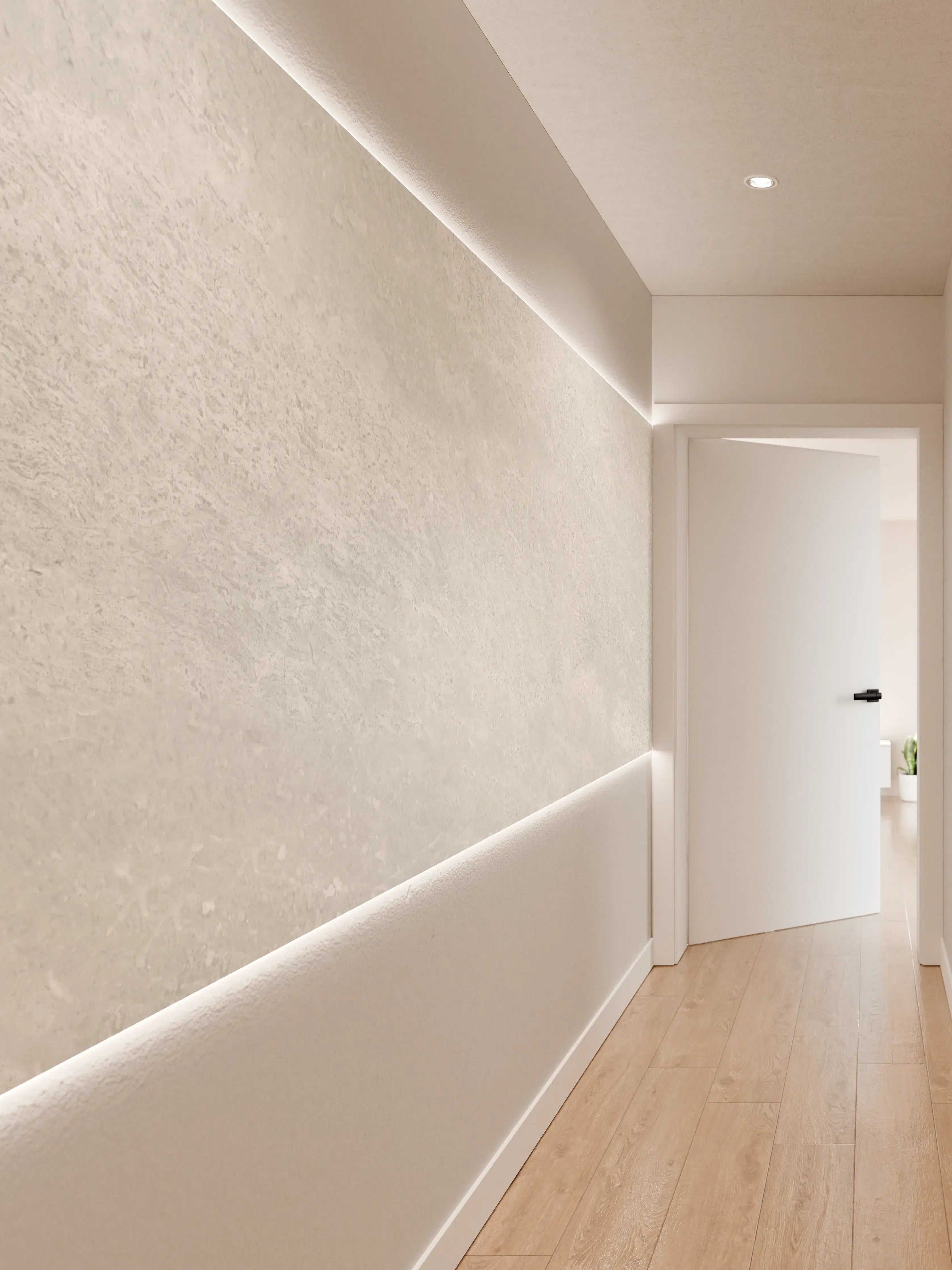 Wandverkleidung Flur - Weiße Licht Marmor Textur