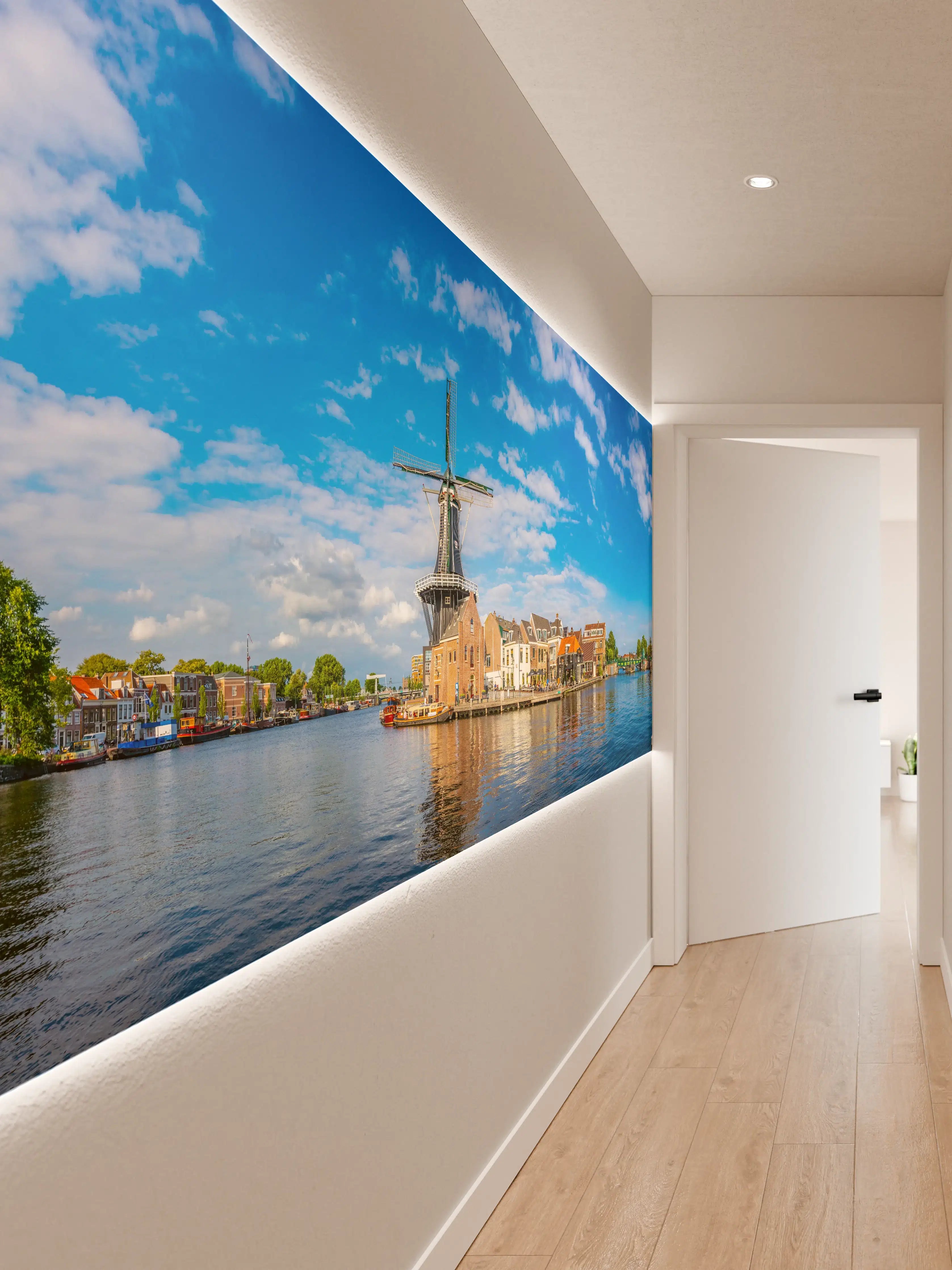 Wandverkleidung Flur - Windmühle in Haarlem