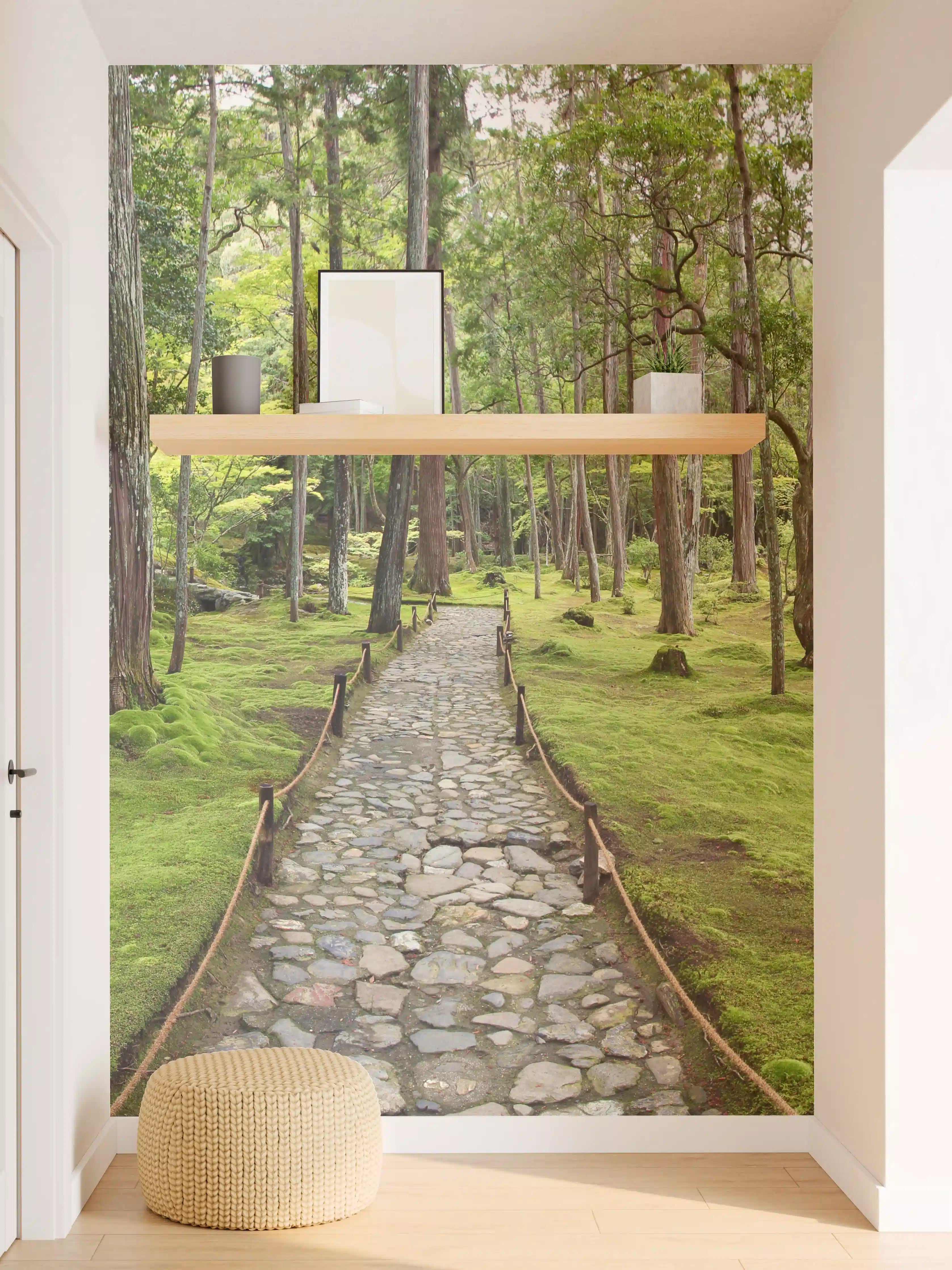 Wandverkleidung Flur - Wunderschöner Moosgarten in Kyoto