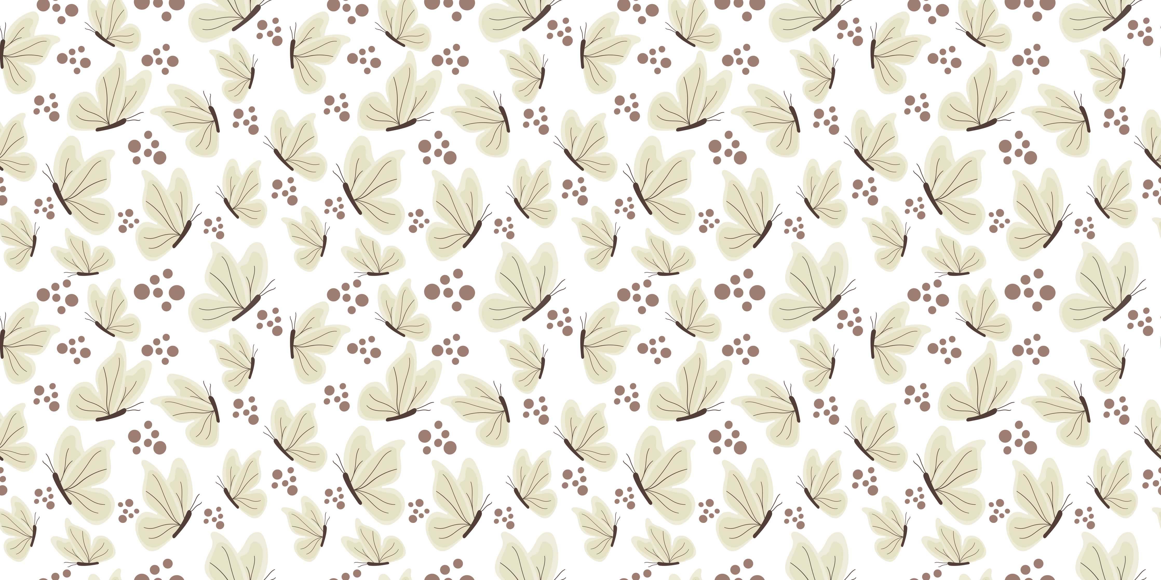 Wandverkleidung Flur-Zarte Blütenmuster in neutralen Farben