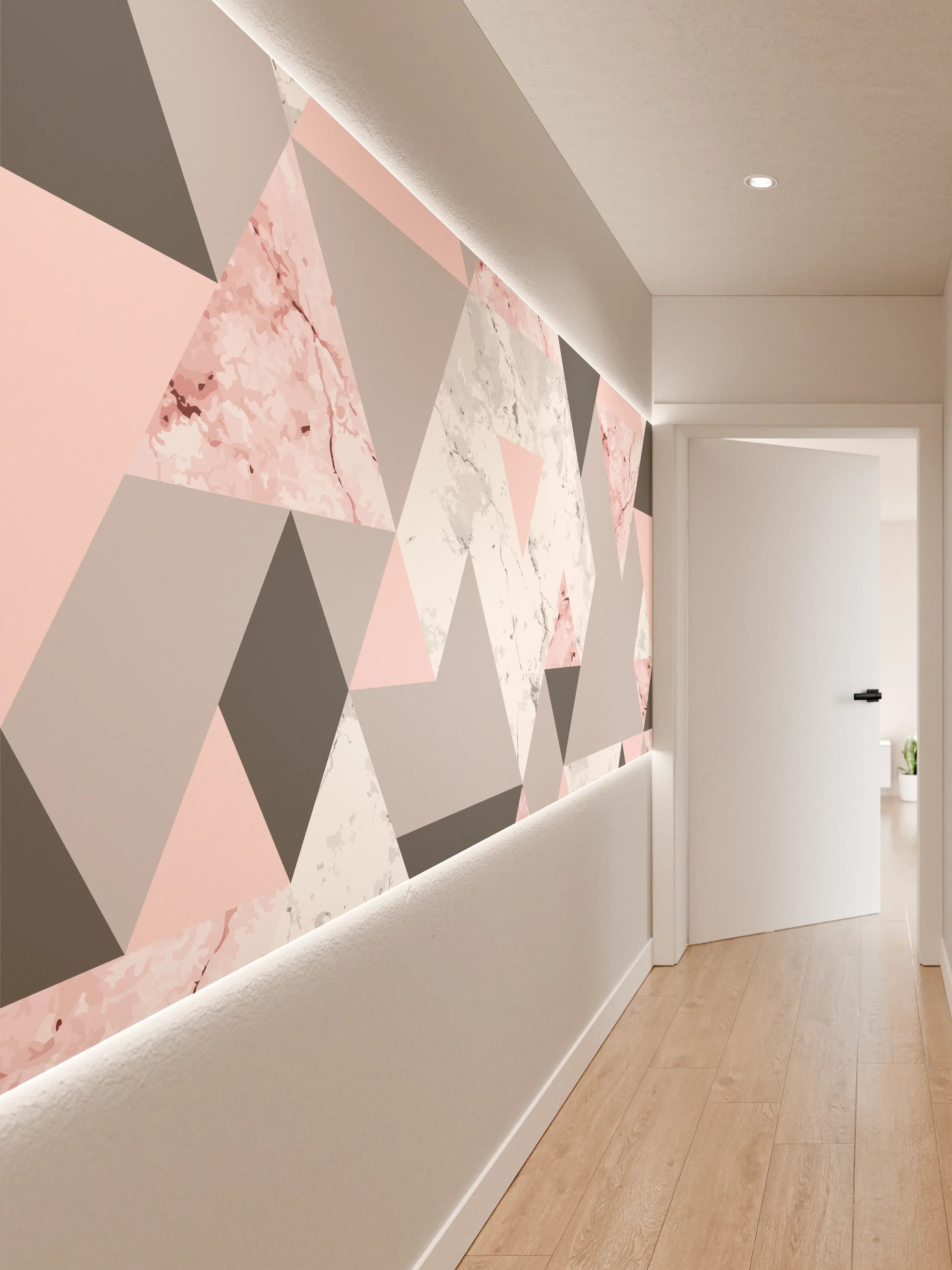 Wandverkleidung Flur - Zeitlose Grauwandkunst für moderne Räume