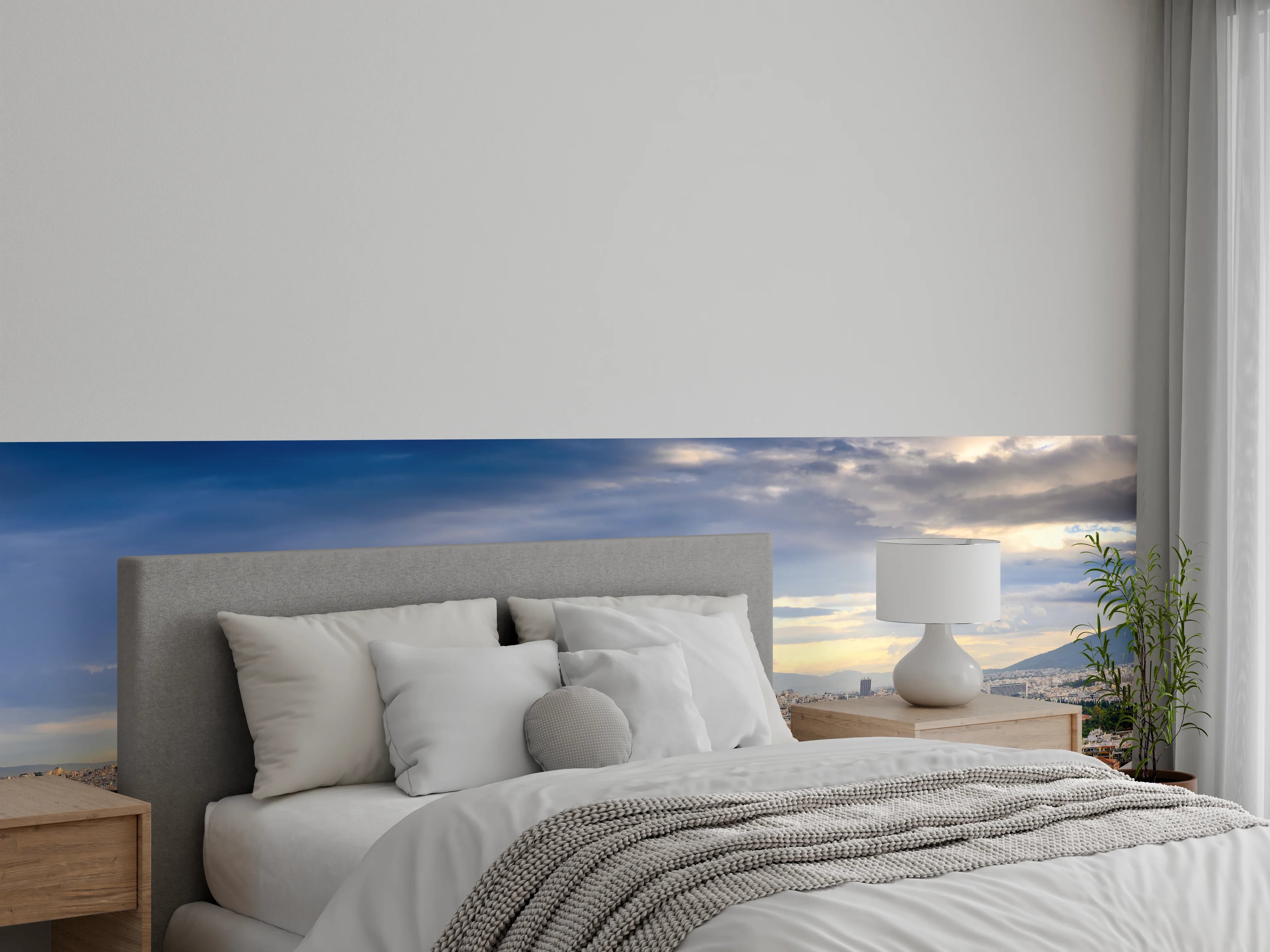 Wandverkleidung Schlafzimmer - Akropolis Athen Panorama