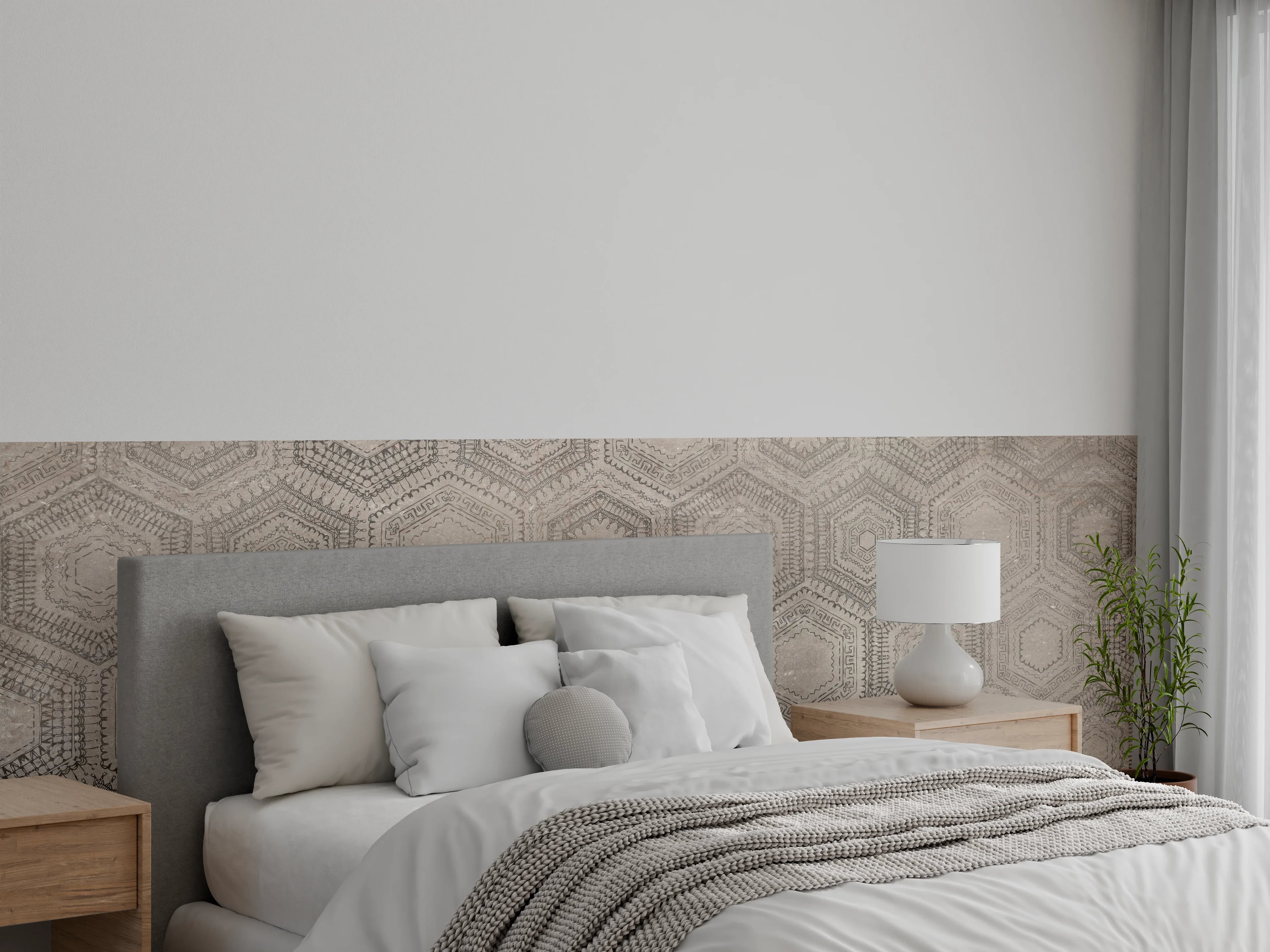 Wandverkleidung Schlafzimmer - Alte Orientalische Mosaik