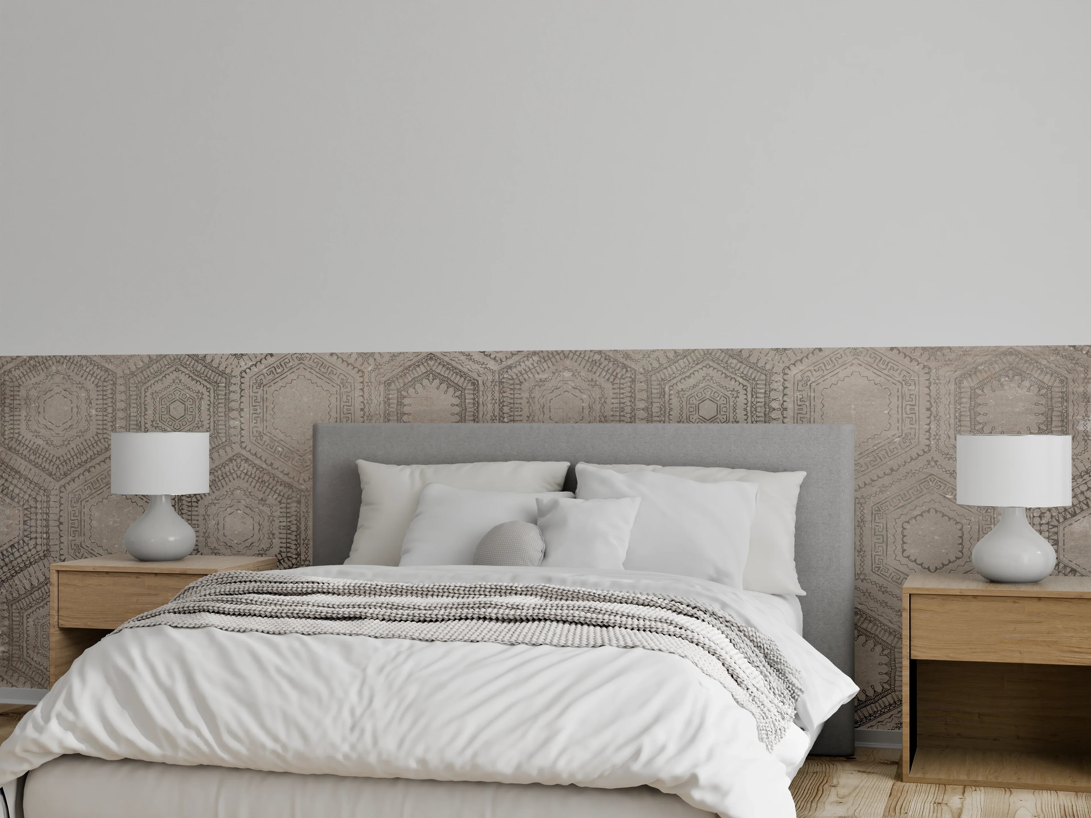 Wandverkleidung Schlafzimmer - Alte Orientalische Mosaik