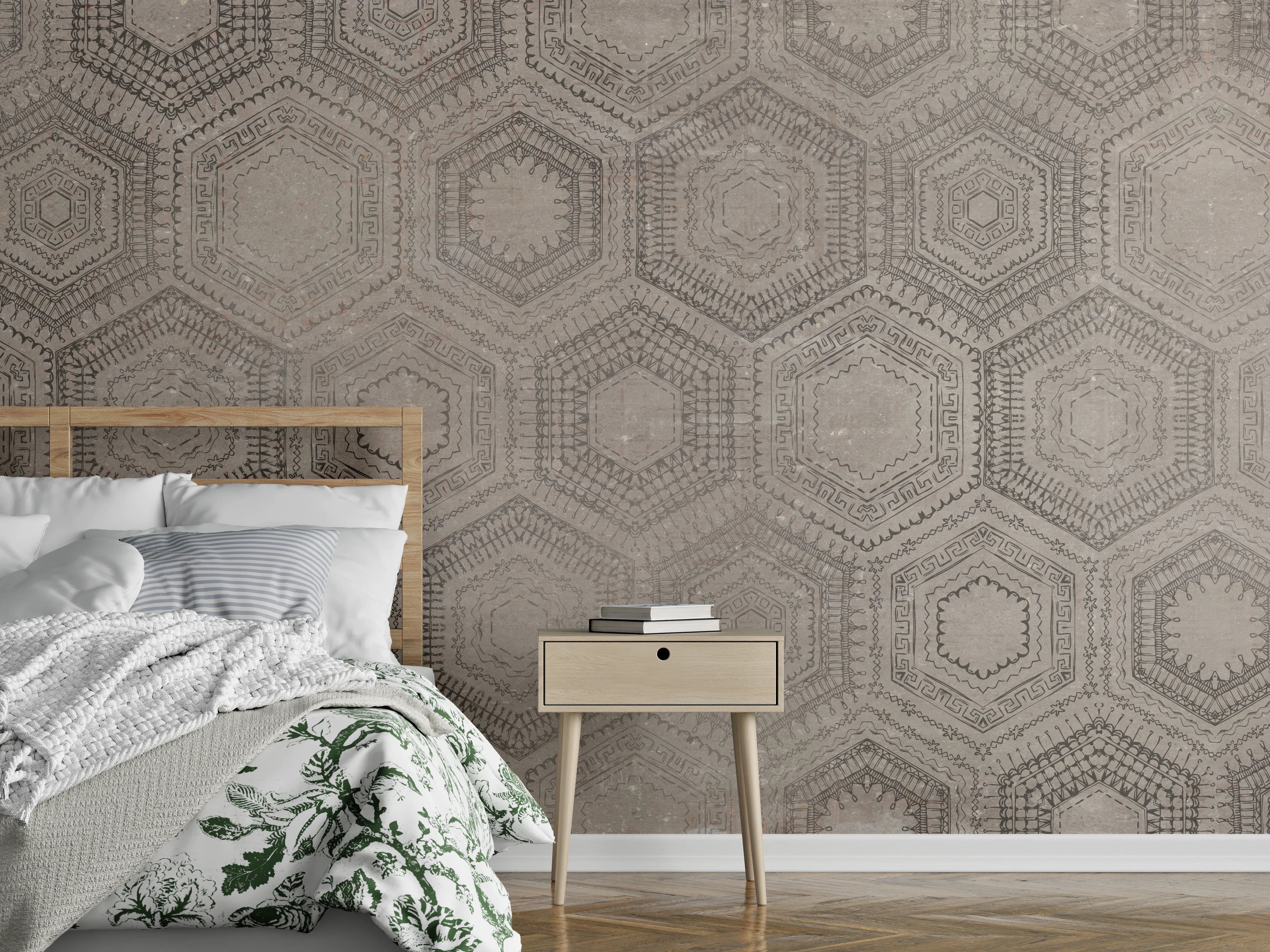 Wandverkleidung Schlafzimmer - Alte Orientalische Mosaik