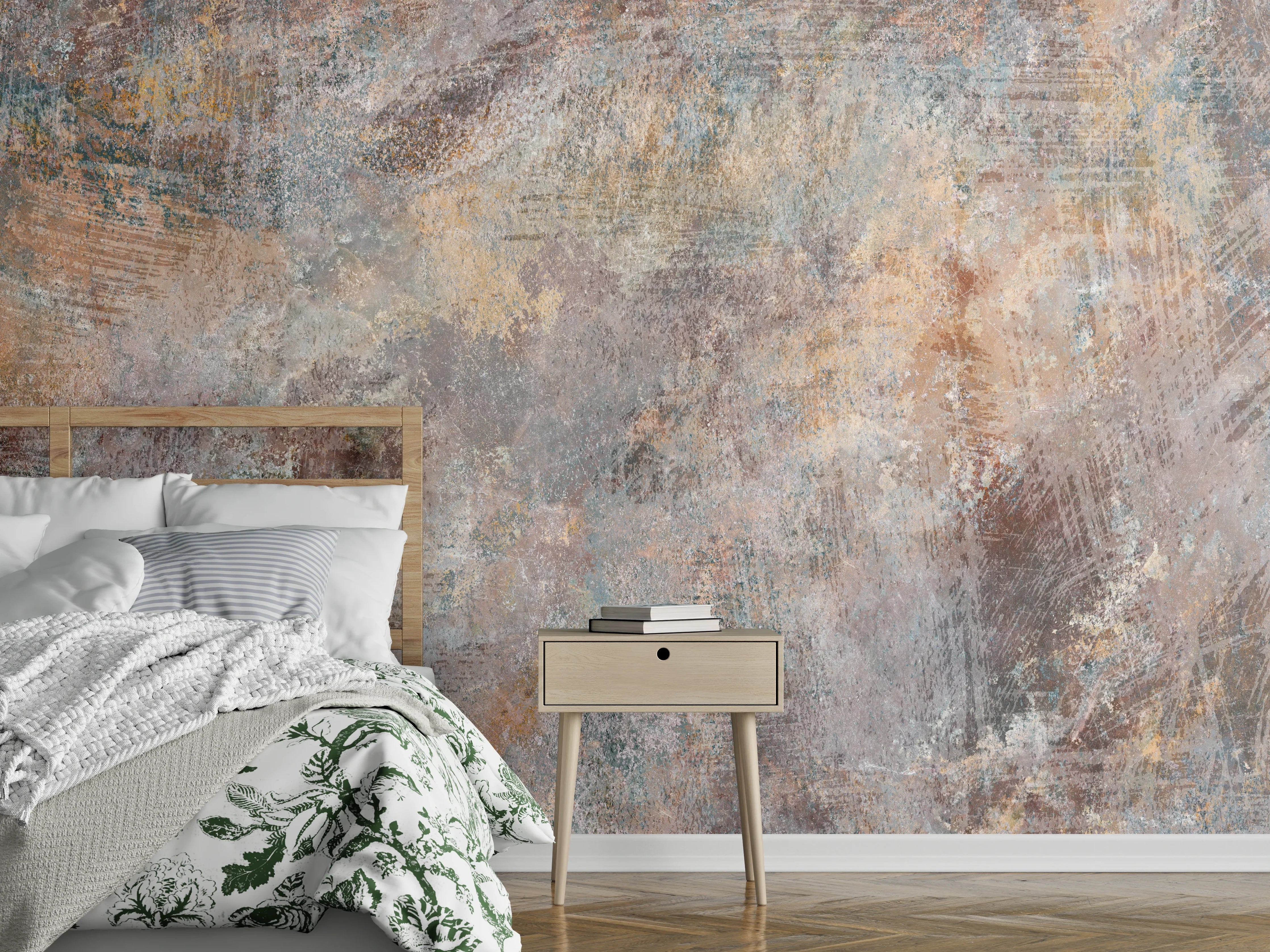 Wandverkleidung Schlafzimmer - Alte Steinoberfläche
