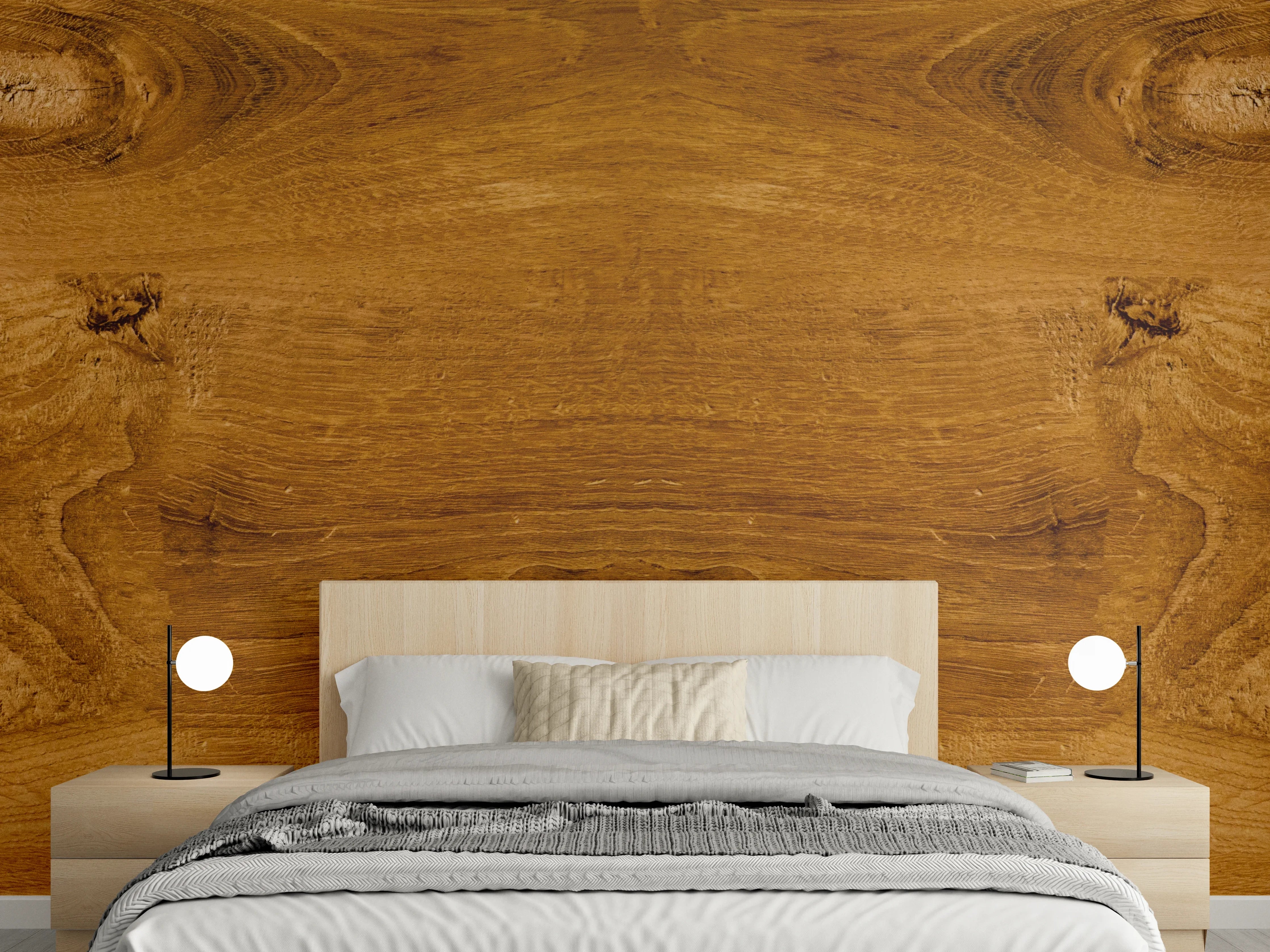 Wandverkleidung Schlafzimmer - Altes rustikales Holz Textur