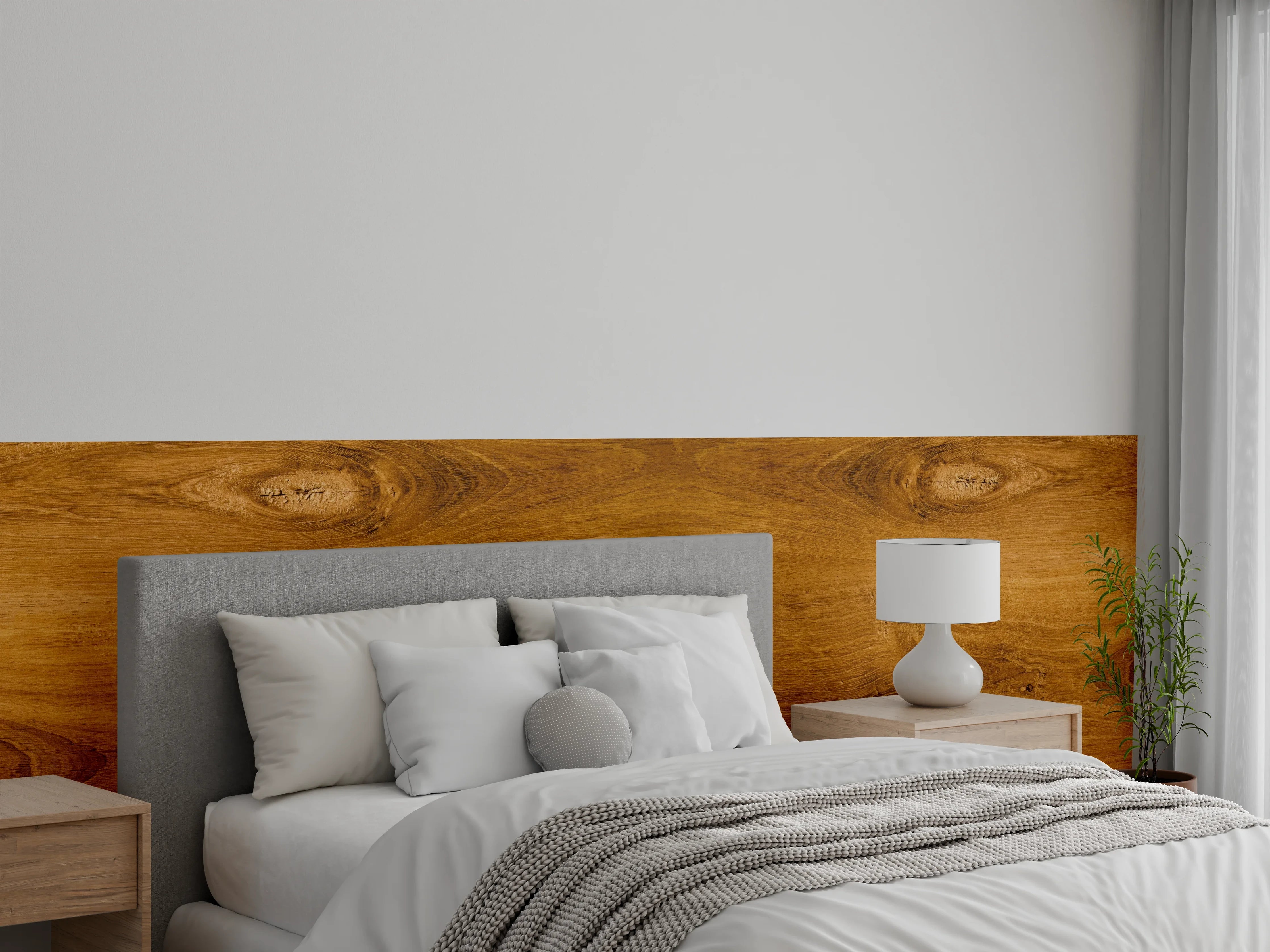 Wandverkleidung Schlafzimmer - Altes rustikales Holz Textur