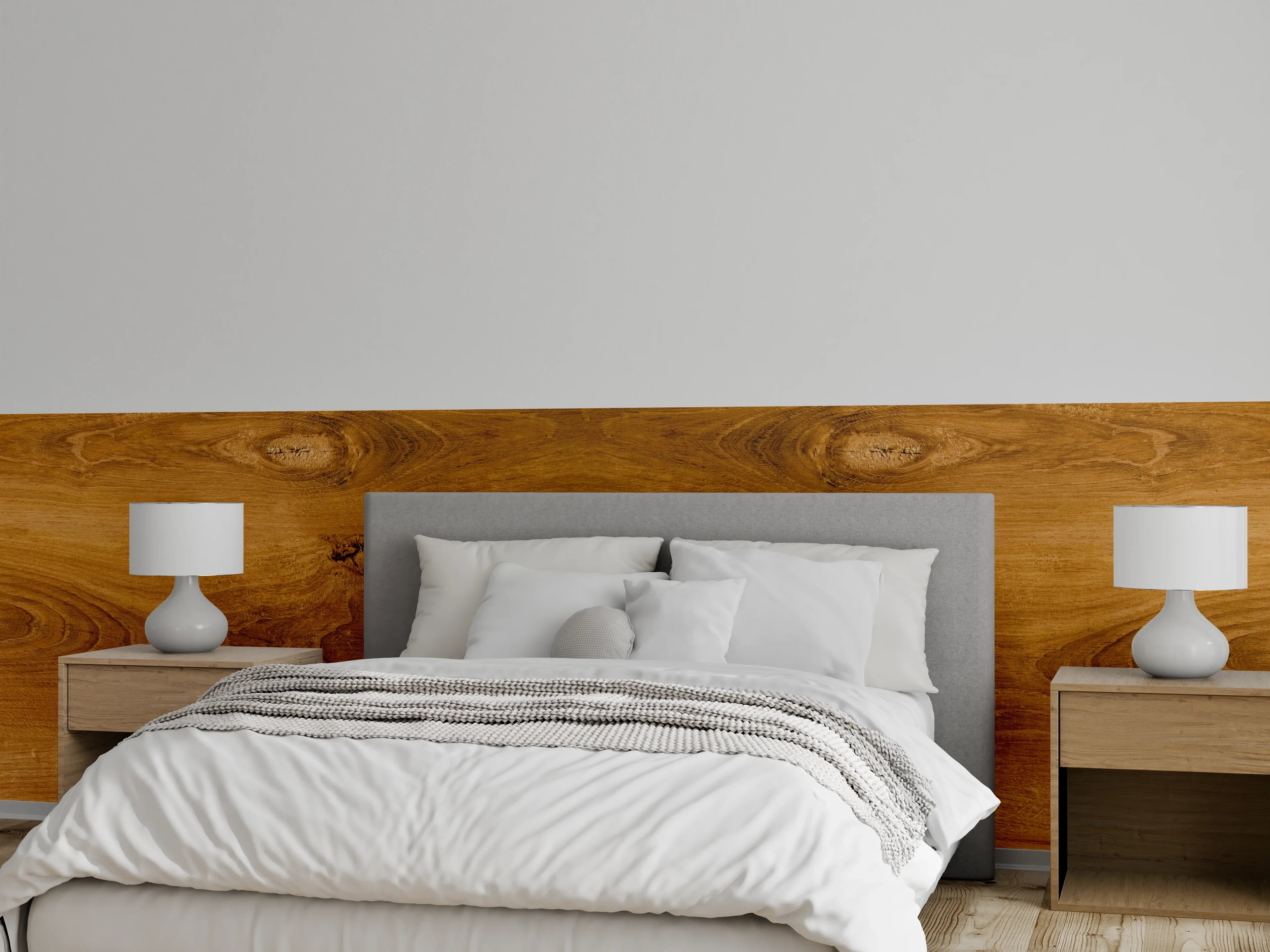 Wandverkleidung Schlafzimmer - Altes rustikales Holz Textur