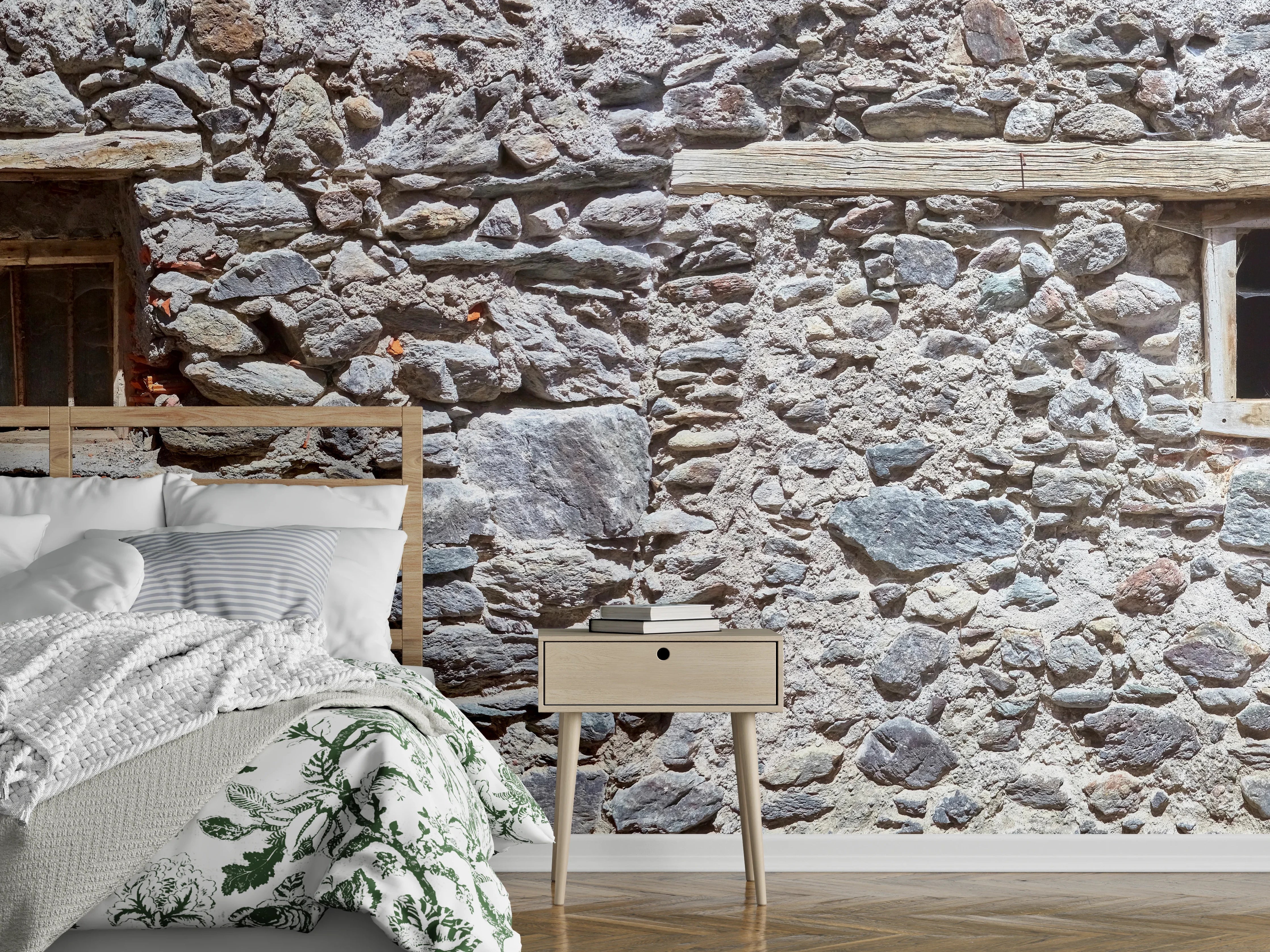 Wandverkleidung Schlafzimmer - Altmodischer Kuhstall