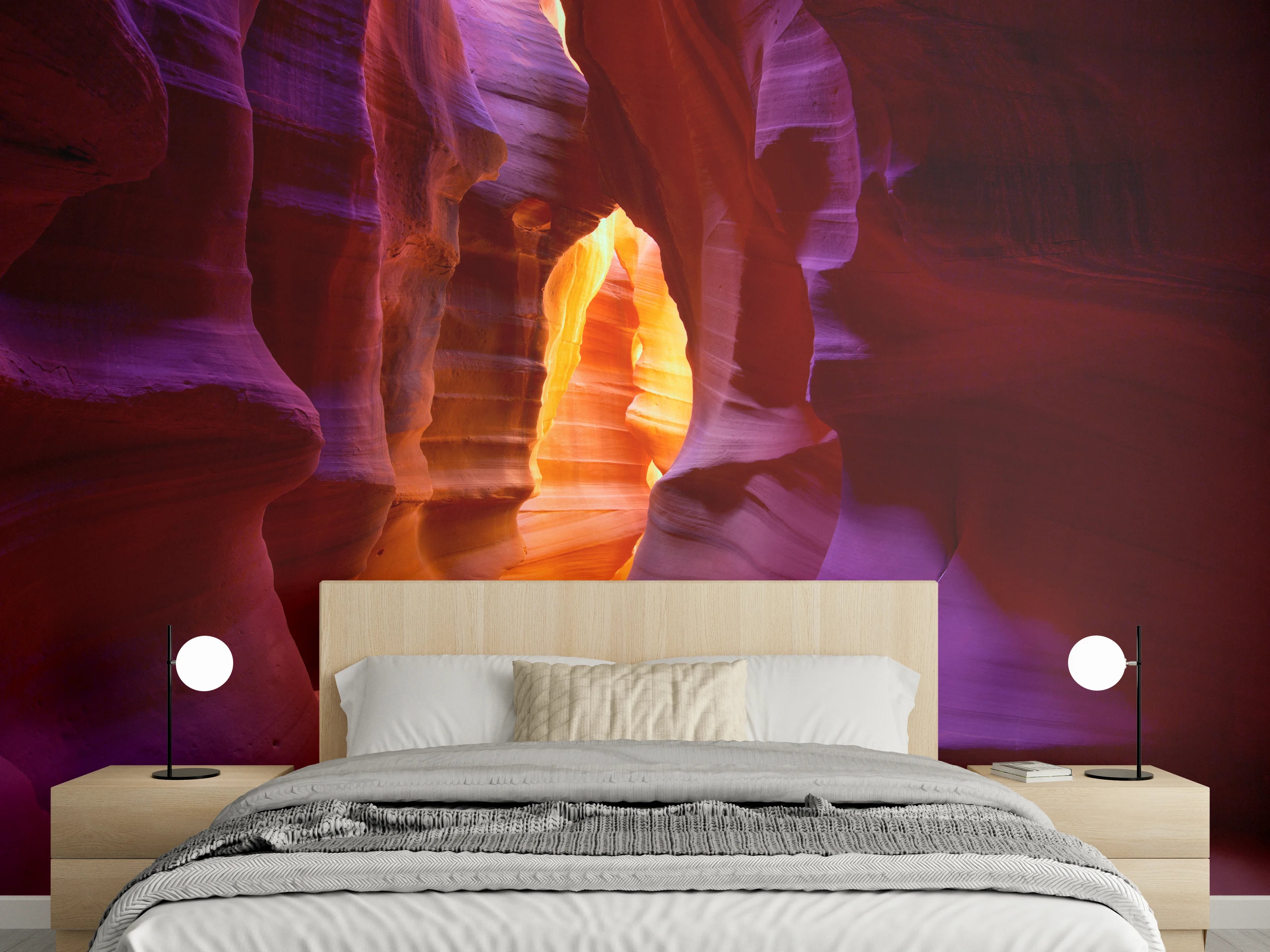 Wandverkleidung Schlafzimmer - Antelope Canyon Slot Canyon Fotografie