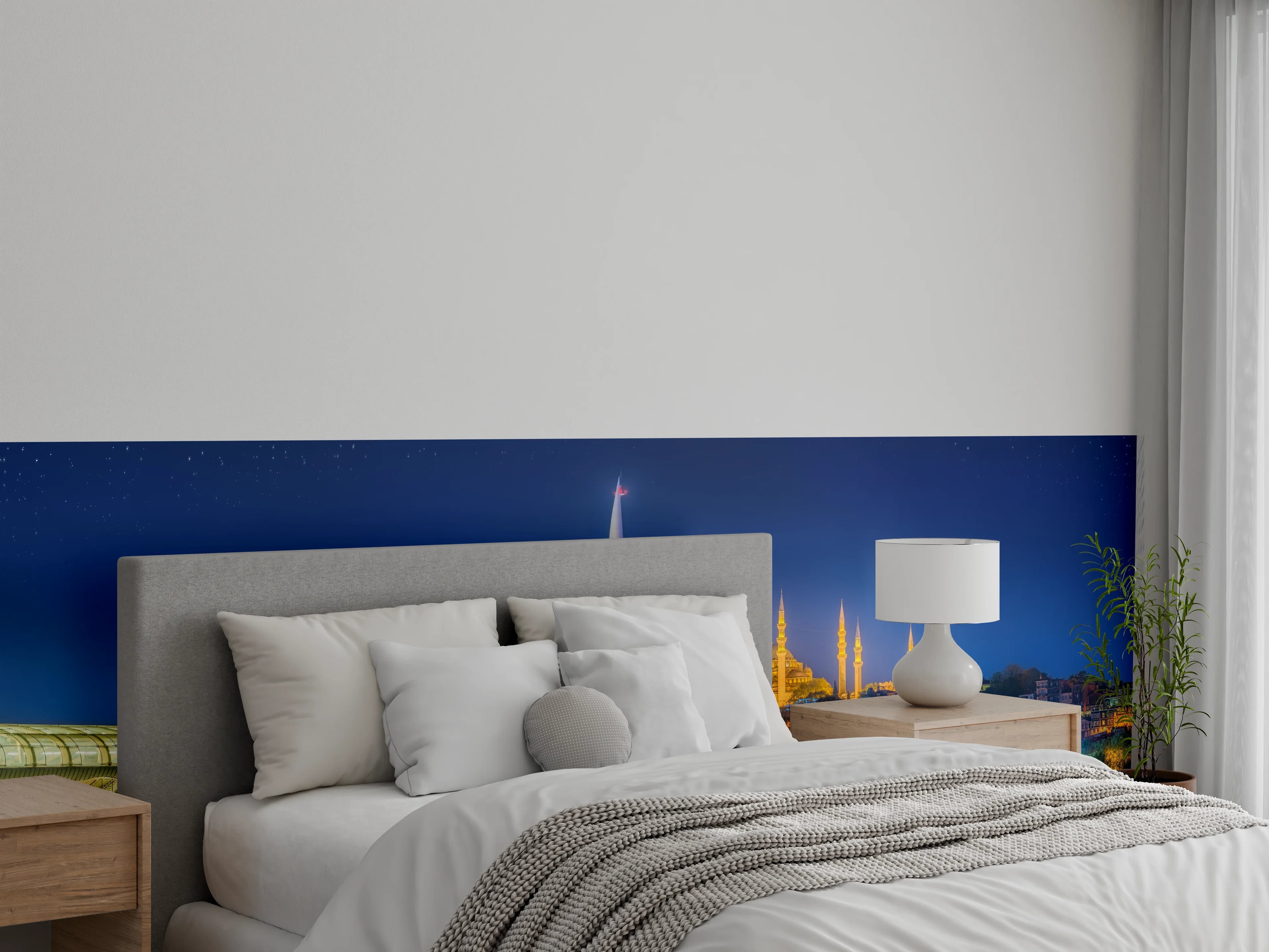 Wandverkleidung Schlafzimmer - Atatürk-Brücke bei Nacht - Istanbul