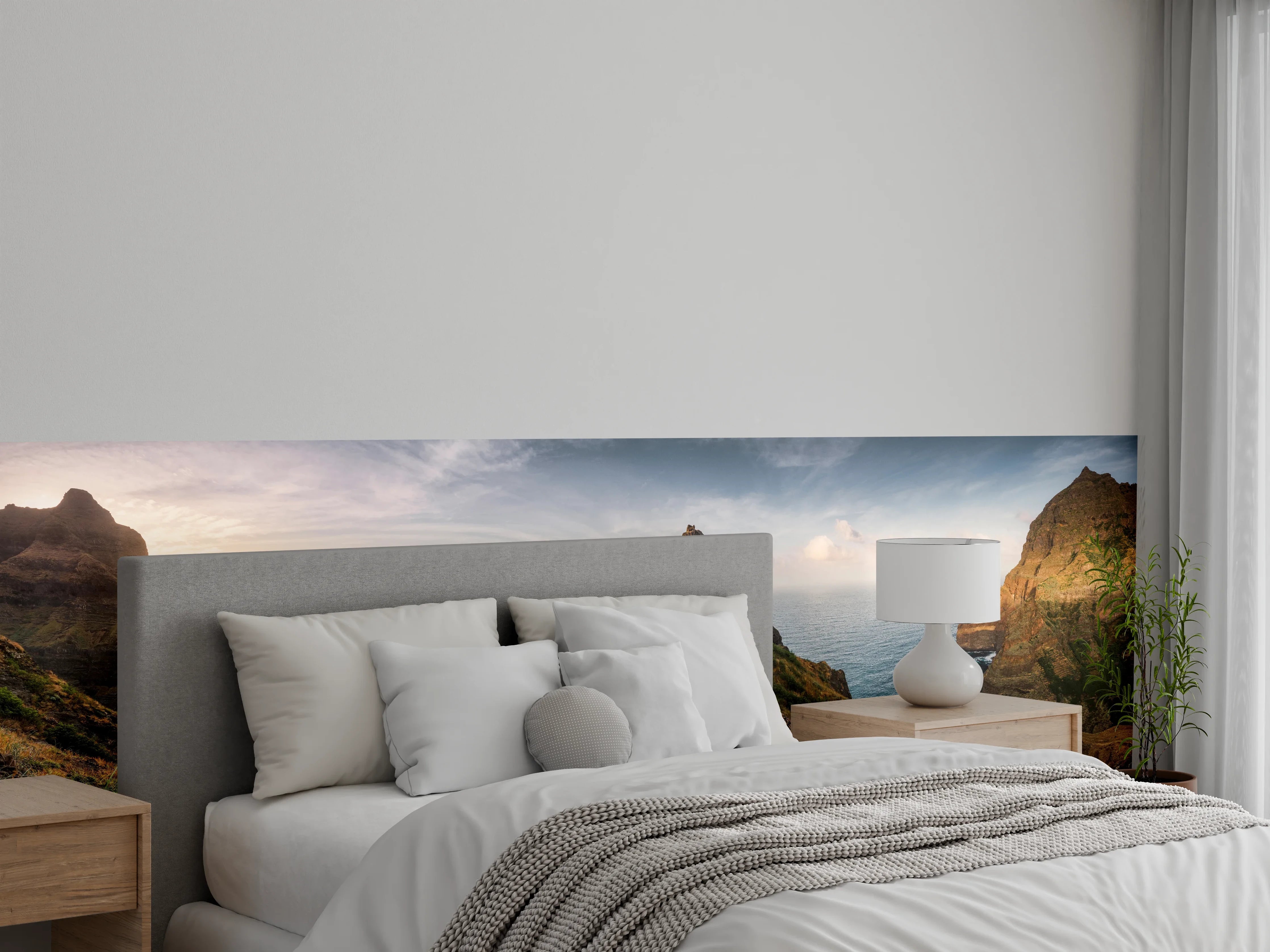 Wandverkleidung Schlafzimmer - Atemberaubender Küstenpfad Panorama