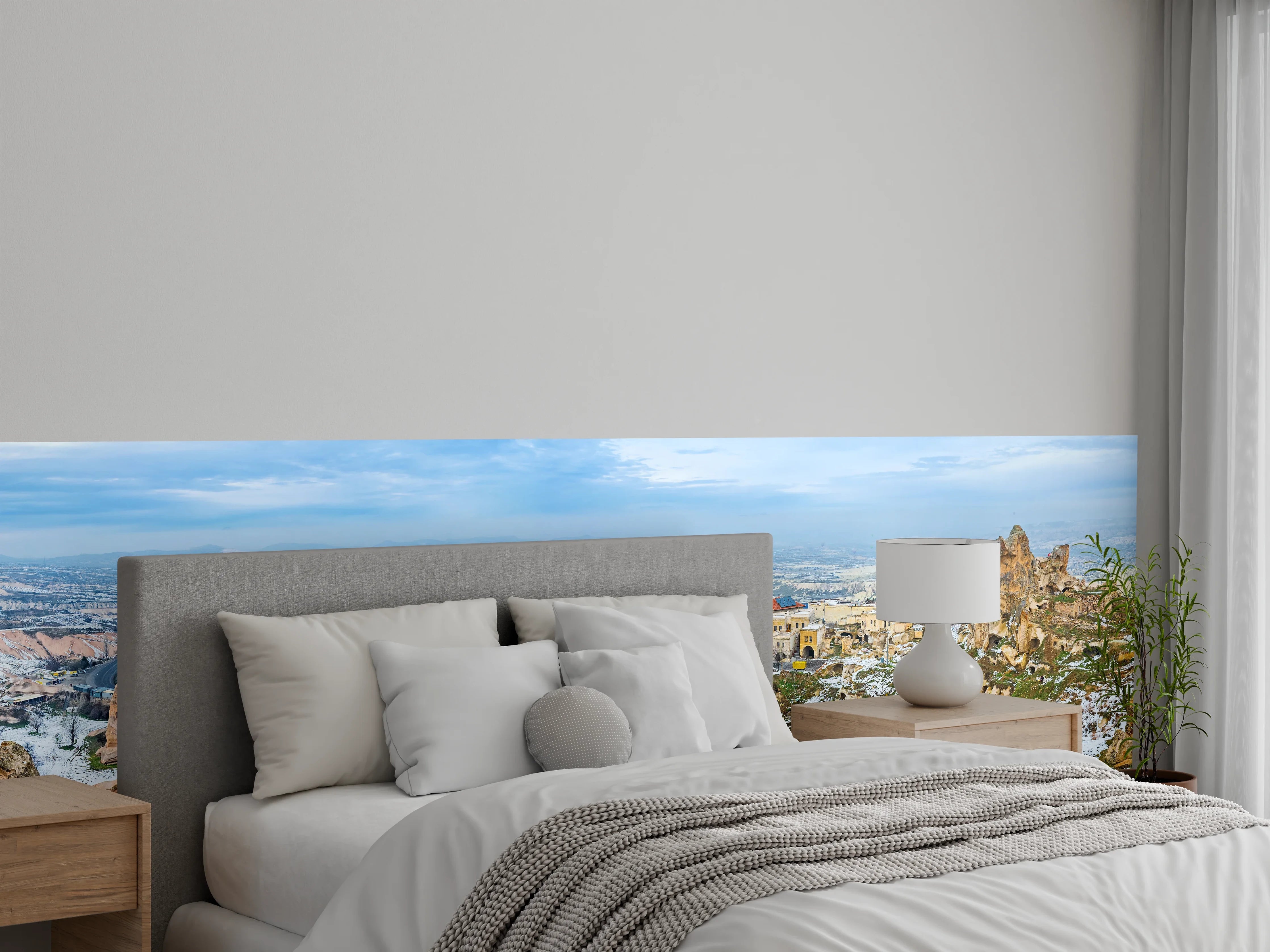Wandverkleidung Schlafzimmer - Ausblick Kapadokien