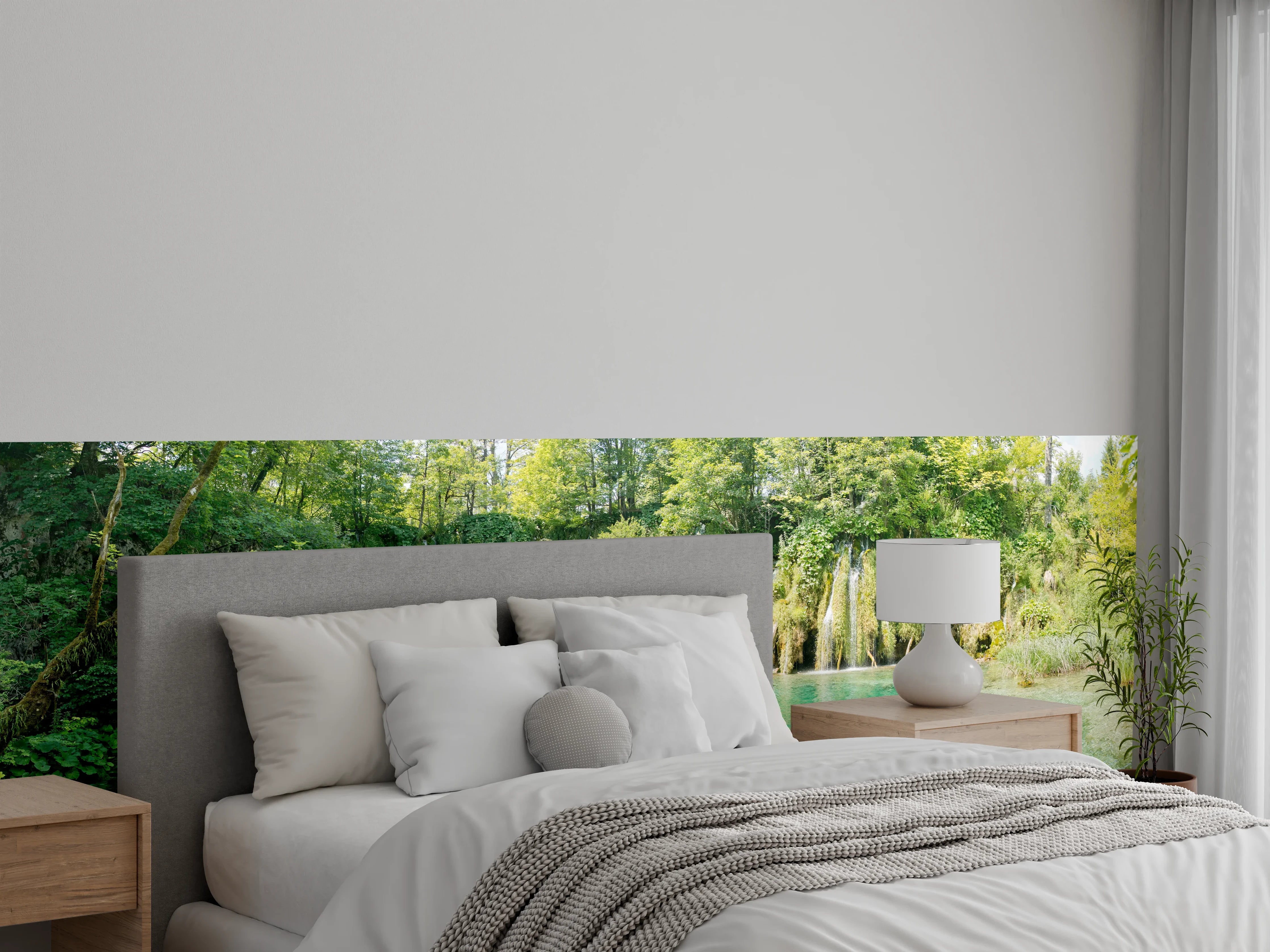 Wandverkleidung Schlafzimmer - Aussicht im Nationalpark Plitvicer Seen - Kroatien