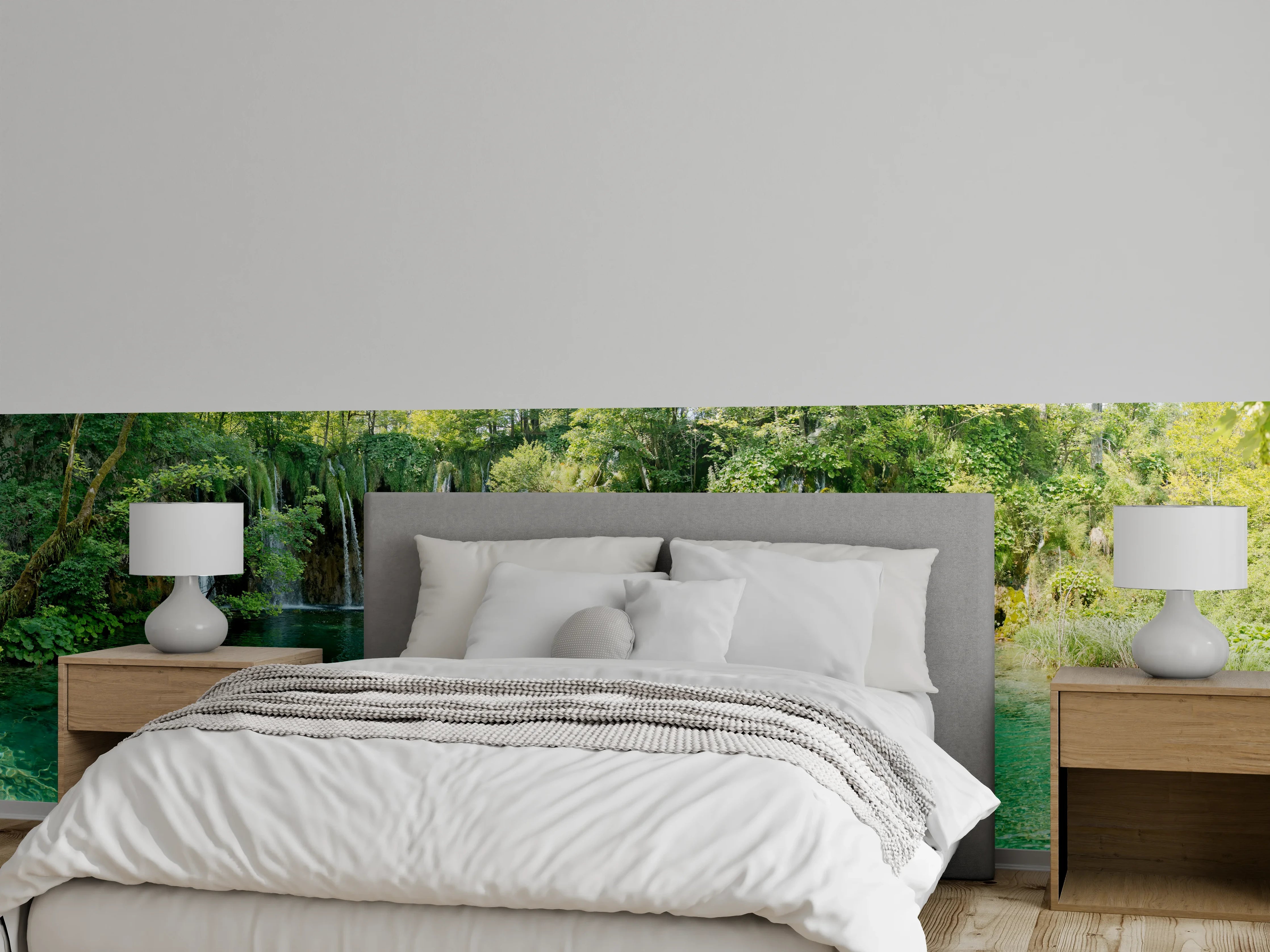 Wandverkleidung Schlafzimmer - Aussicht im Nationalpark Plitvicer Seen - Kroatien
