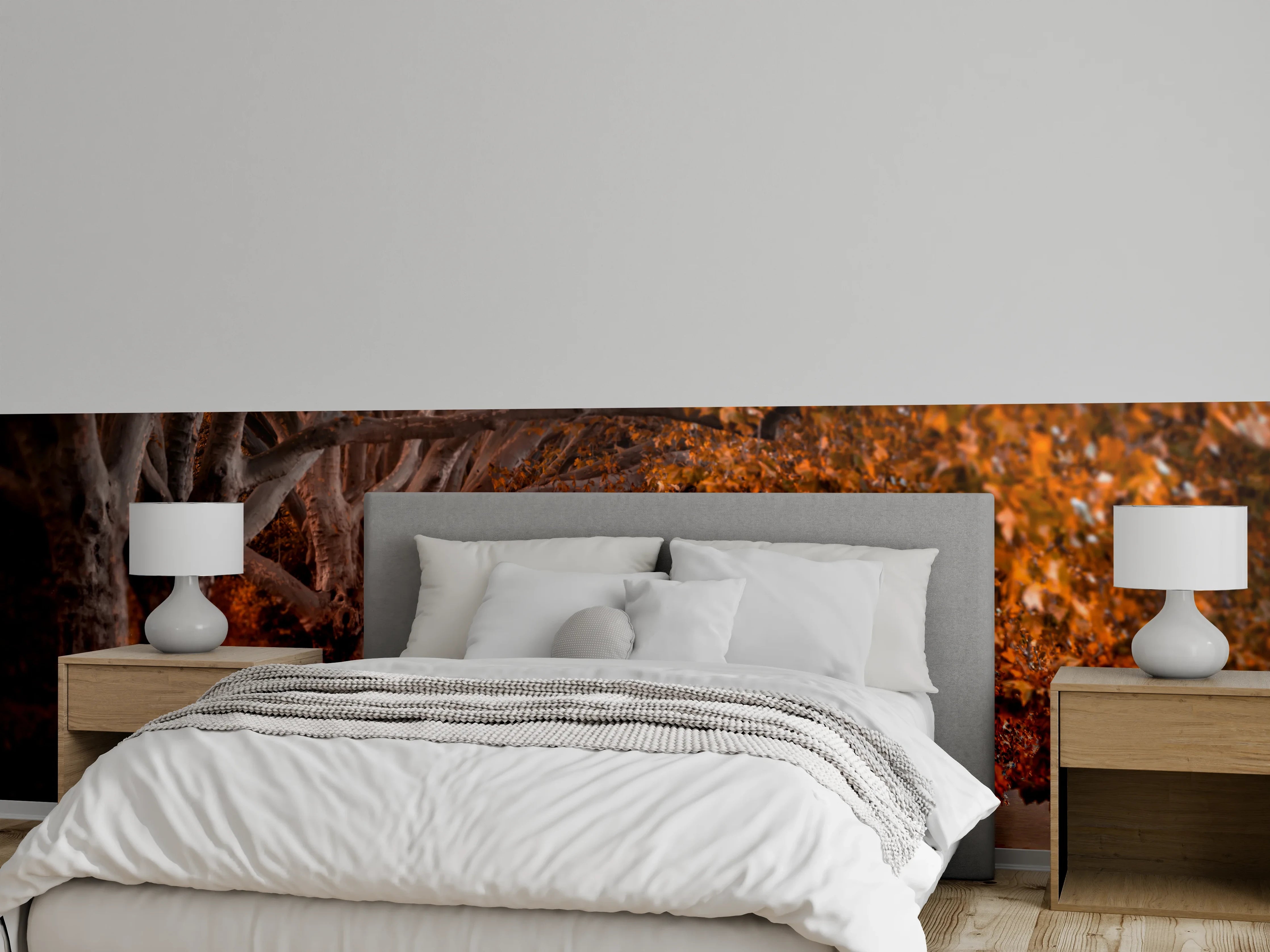 Wandverkleidung Schlafzimmer - Baldeneysee in Essen im Herbst