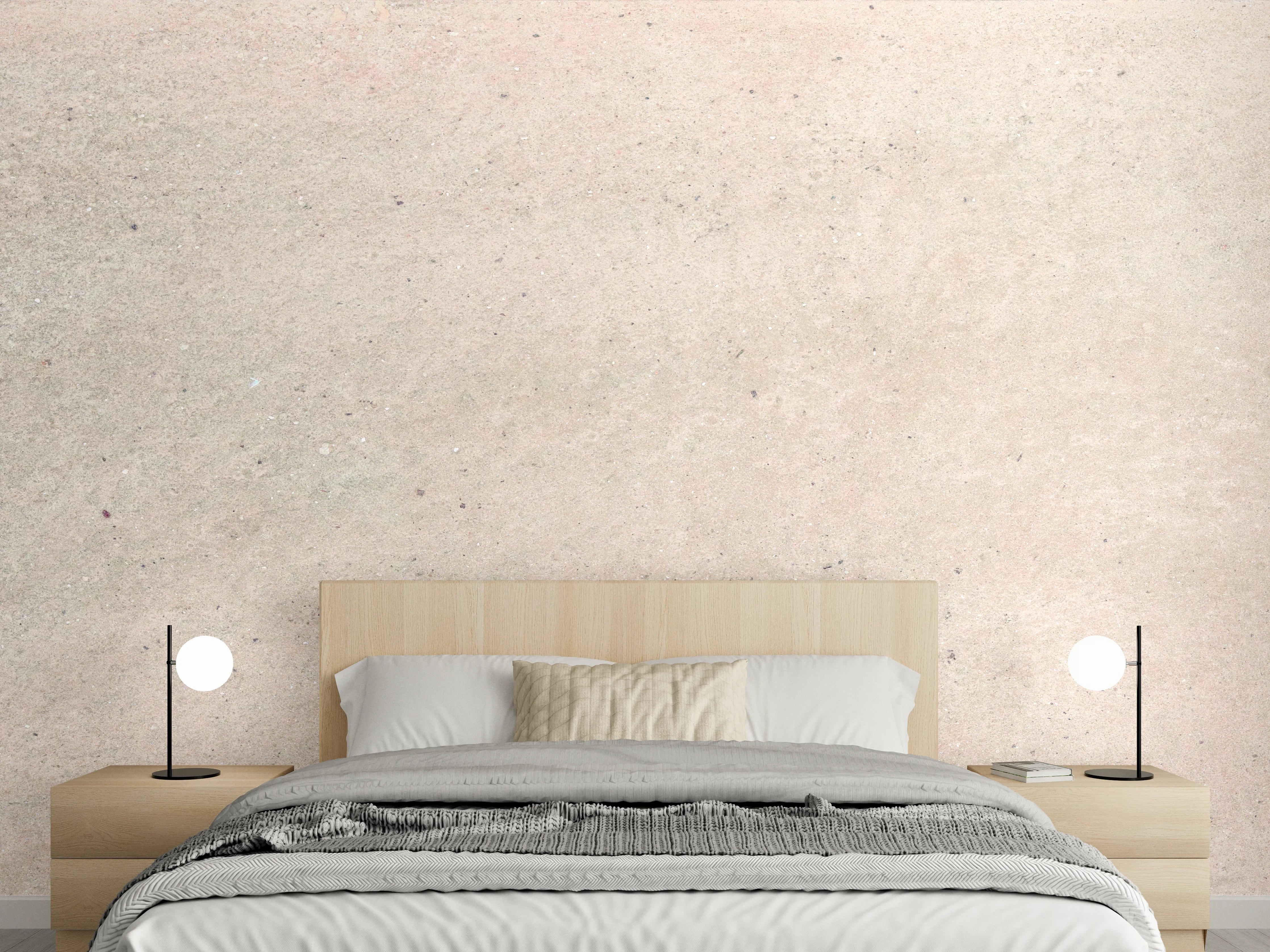 Wandverkleidung Schlafzimmer - Beige Betonhintergrund
