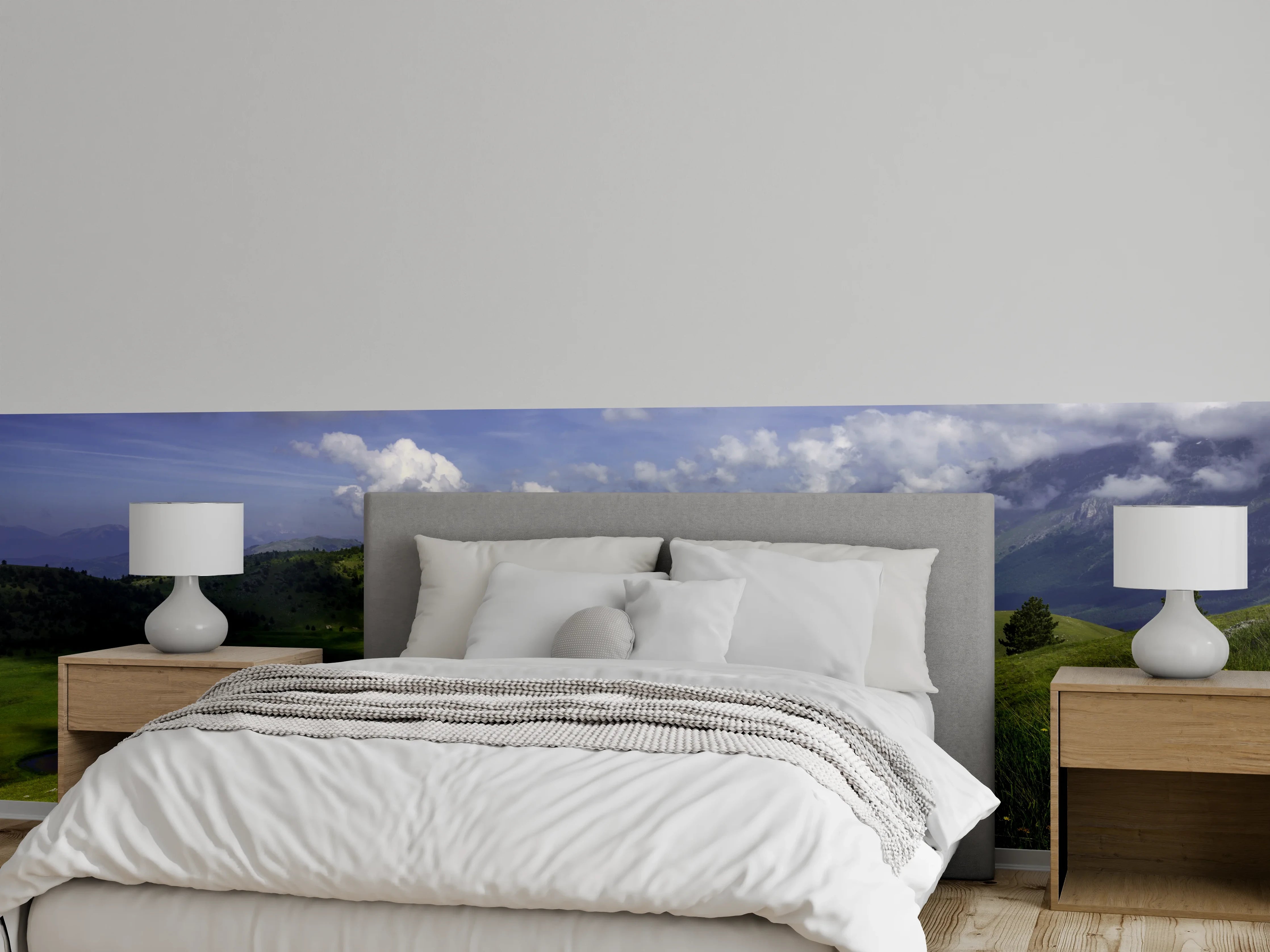 Wandverkleidung Schlafzimmer - Berglandschaft - Berglandschaft - Naturpark Gran Sasso