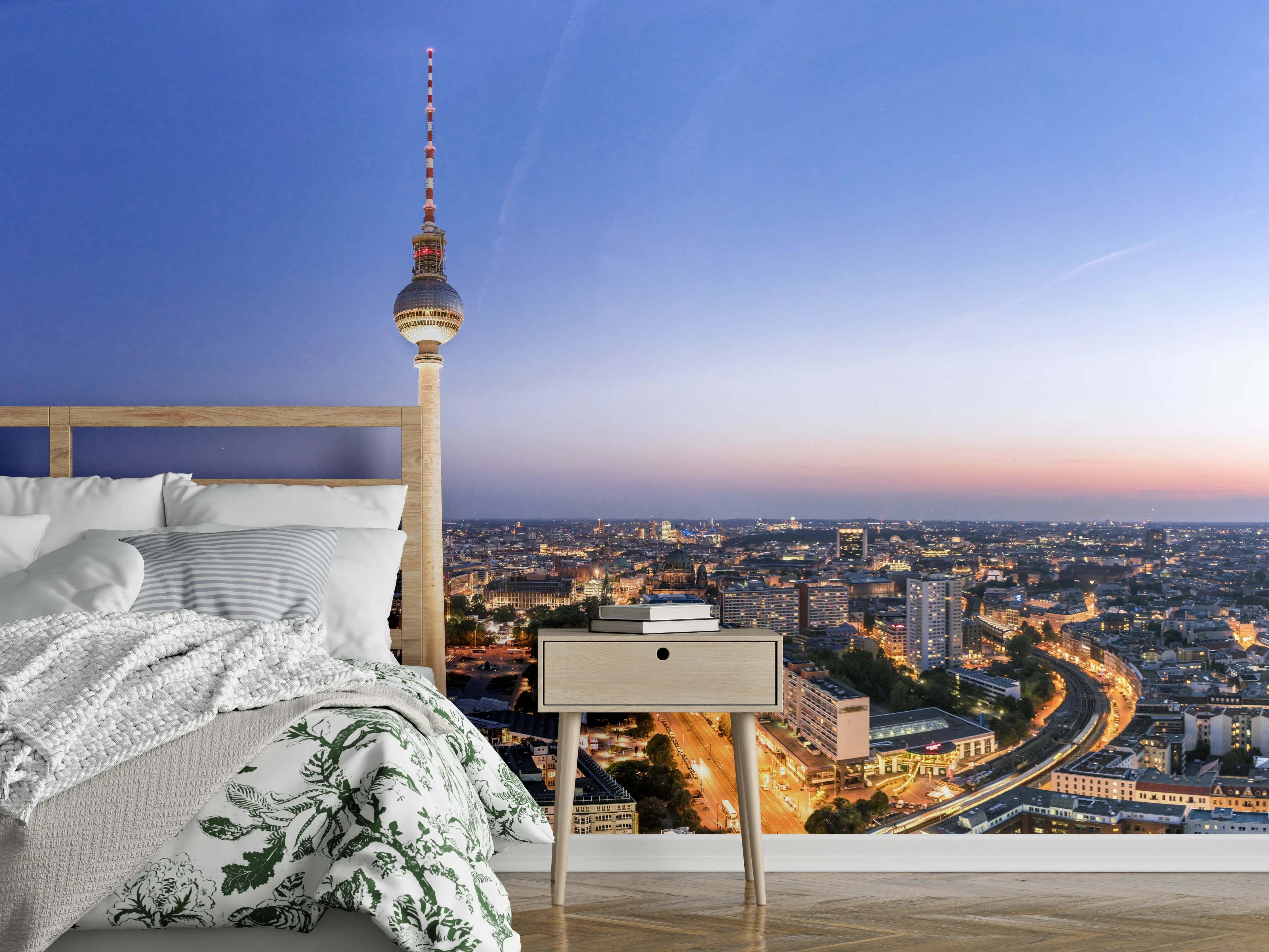 Wandverkleidung Schlafzimmer - Berliner Fernsehturm